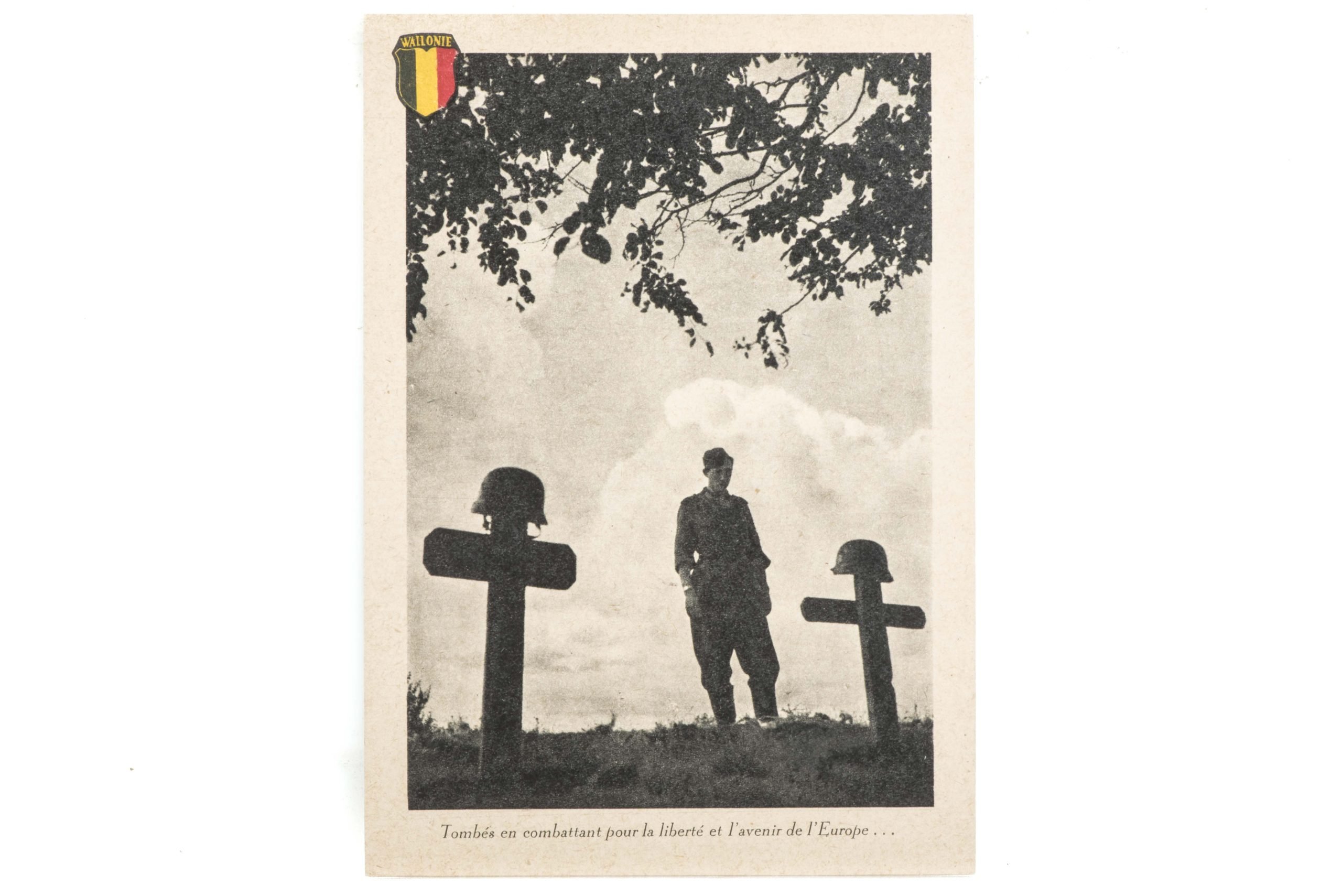Postcard set of Leon Degrelle with Legion Wallonie — image 36