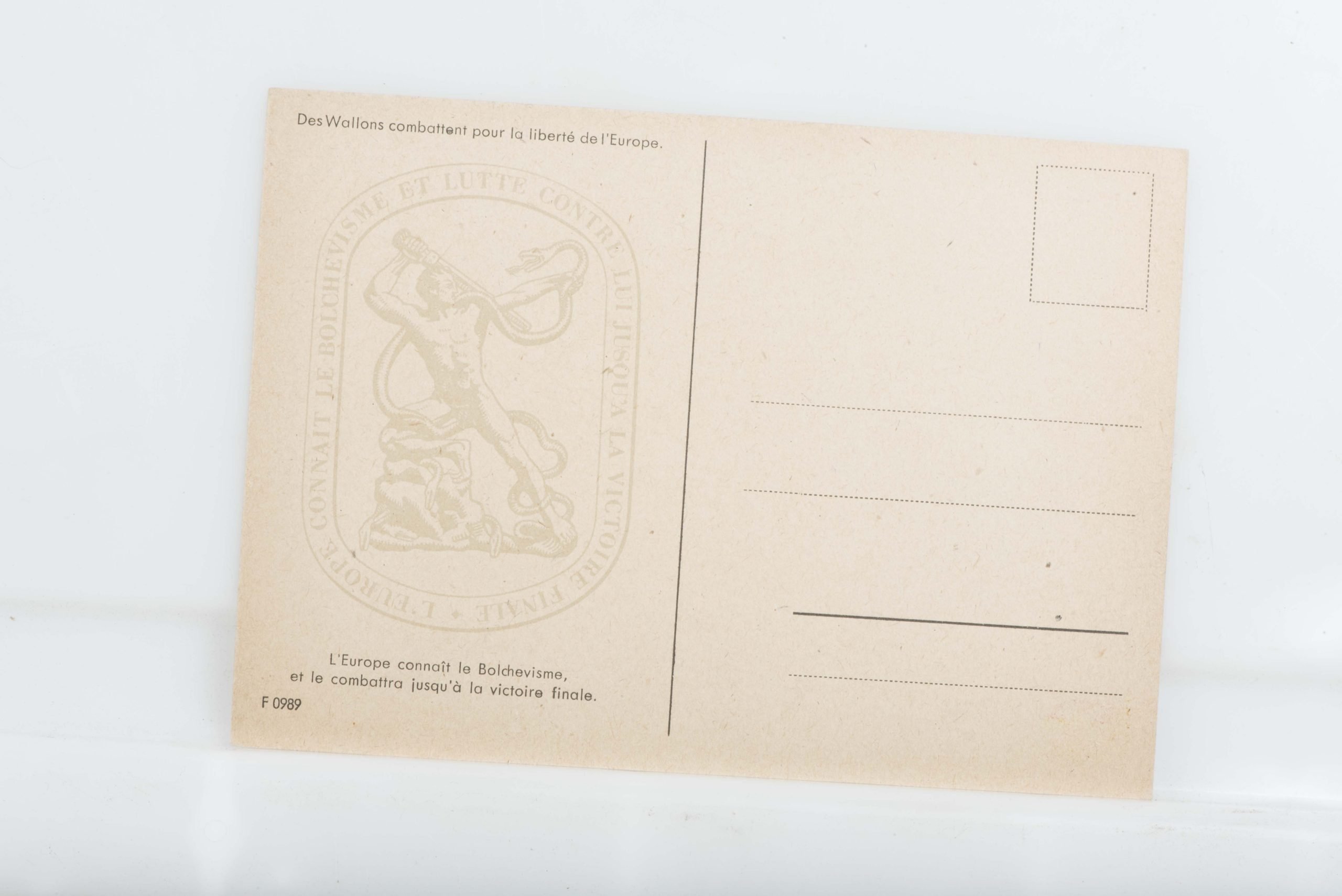 Postcard set of Leon Degrelle with Legion Wallonie — image 5