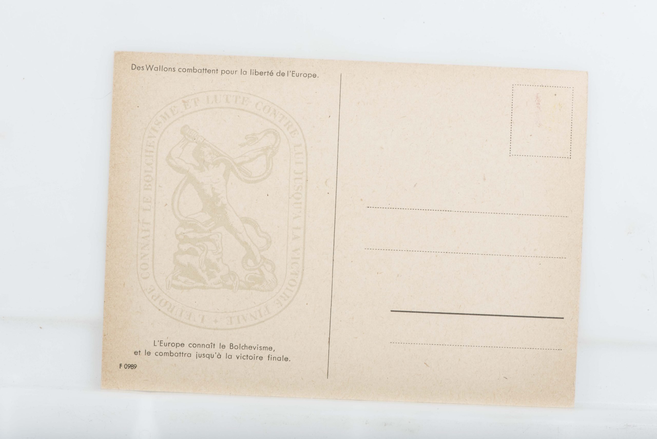 Postcard set of Leon Degrelle with Legion Wallonie — image 8