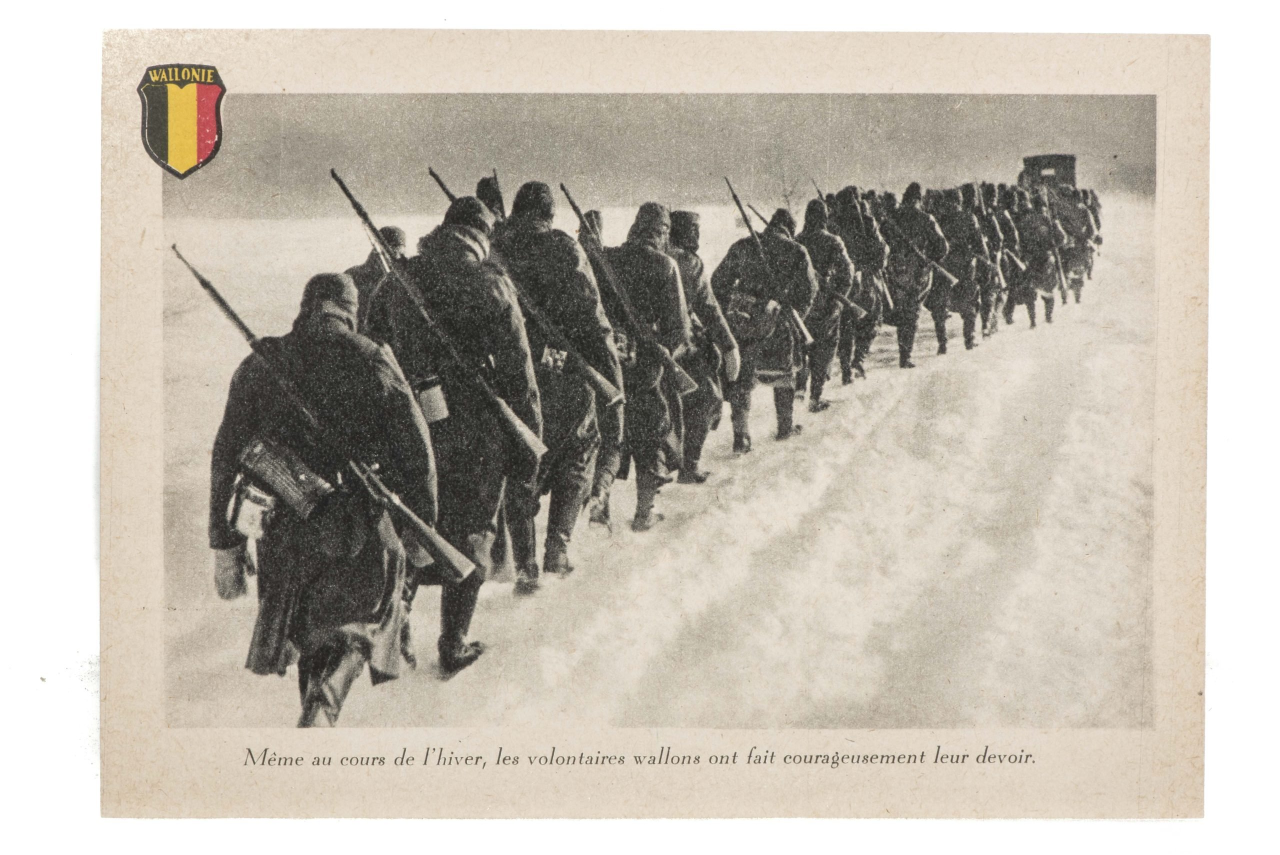 Postcard set of Leon Degrelle with Legion Wallonie — image 9