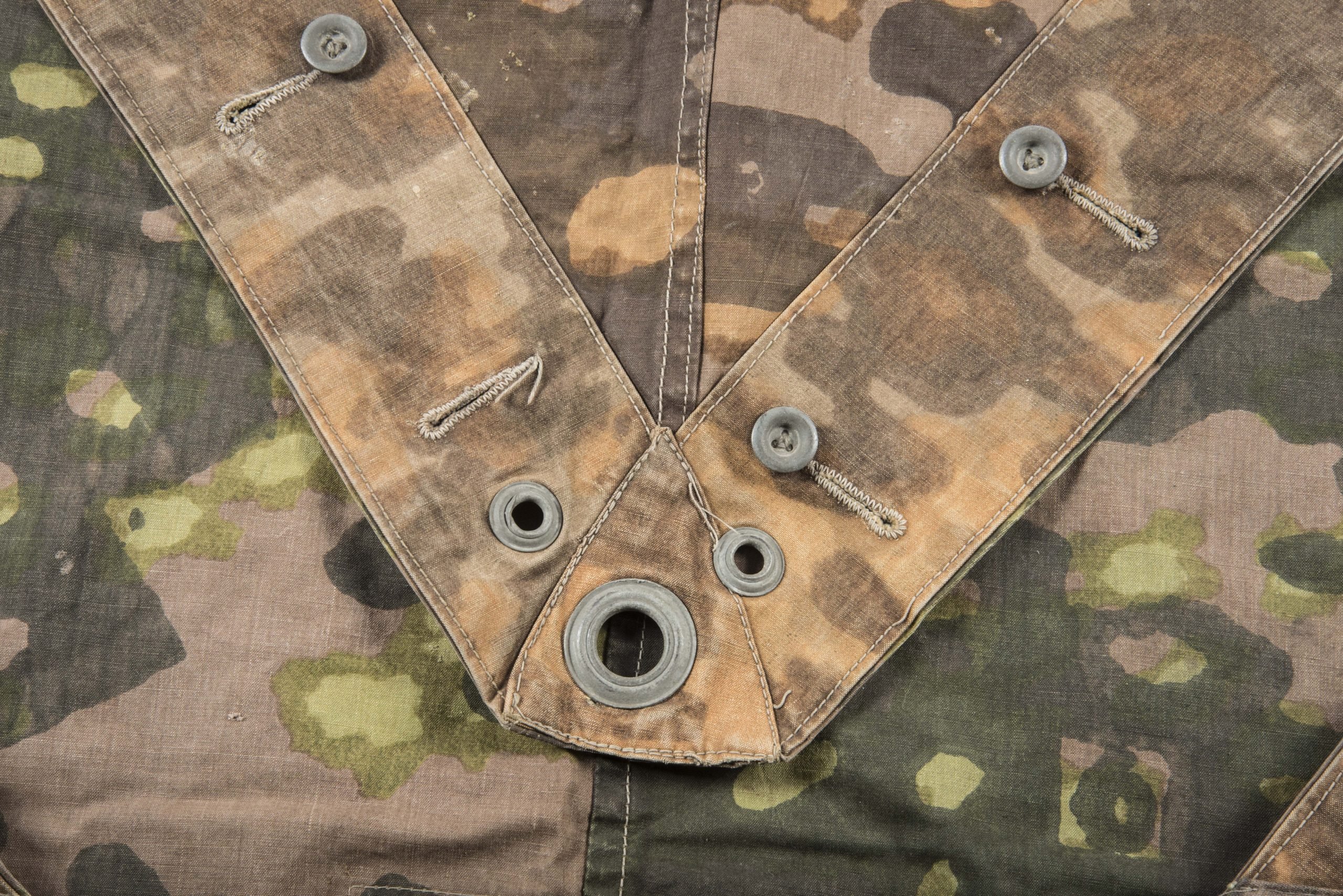 Waffen-SS plane tree Zeltbahn in 6/6 overprint camouflage — image 12