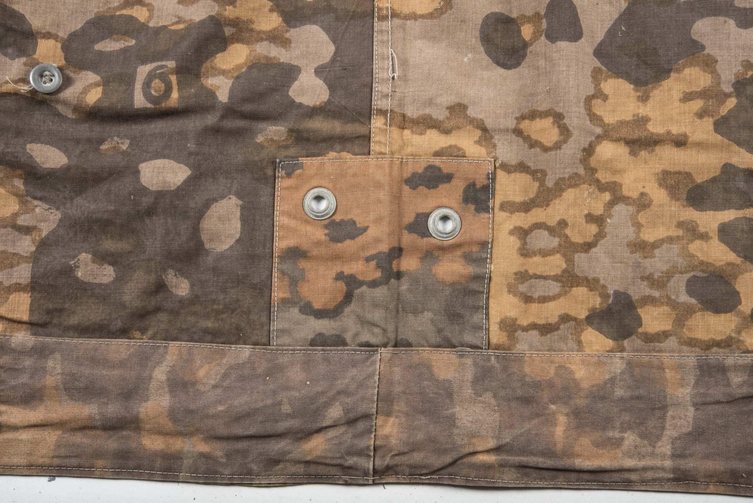 Waffen-SS plane tree Zeltbahn in 6/6 overprint camouflage — image 2