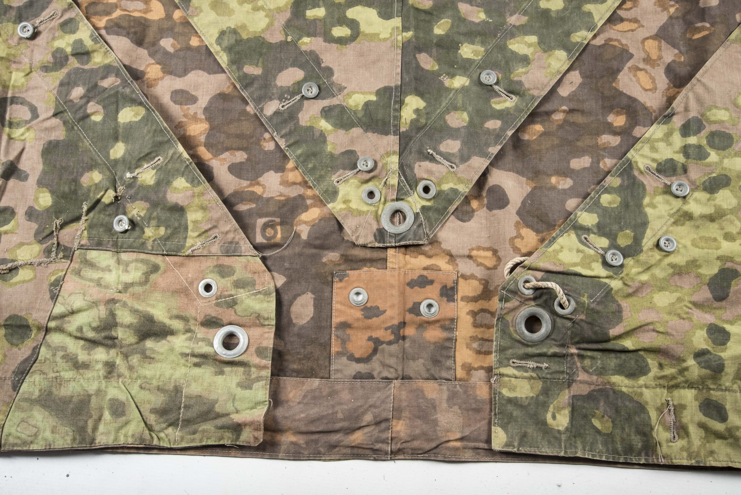 Waffen-SS plane tree Zeltbahn in 6/6 overprint camouflage — image 4