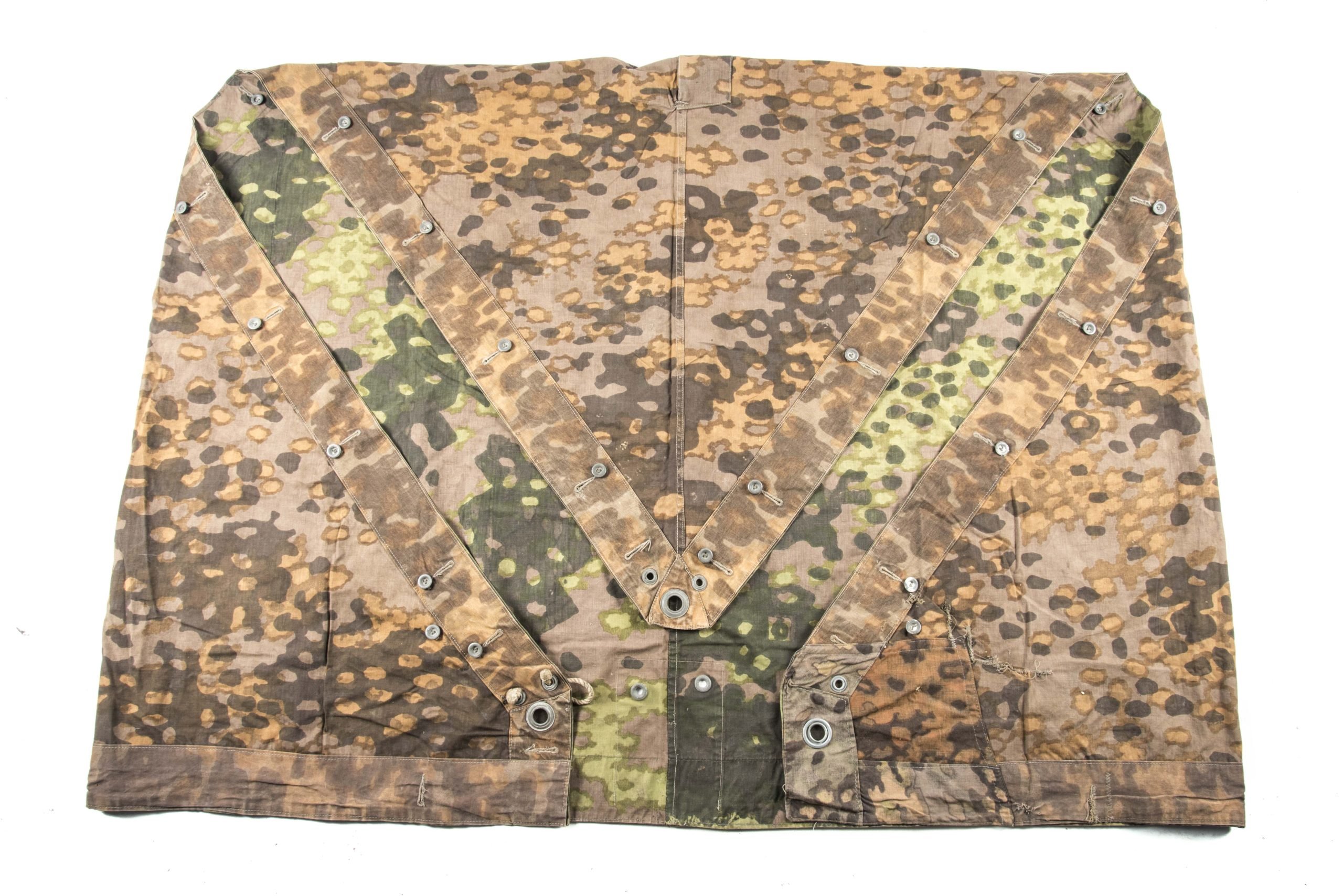 Waffen-SS plane tree Zeltbahn in 6/6 overprint camouflage — image 9