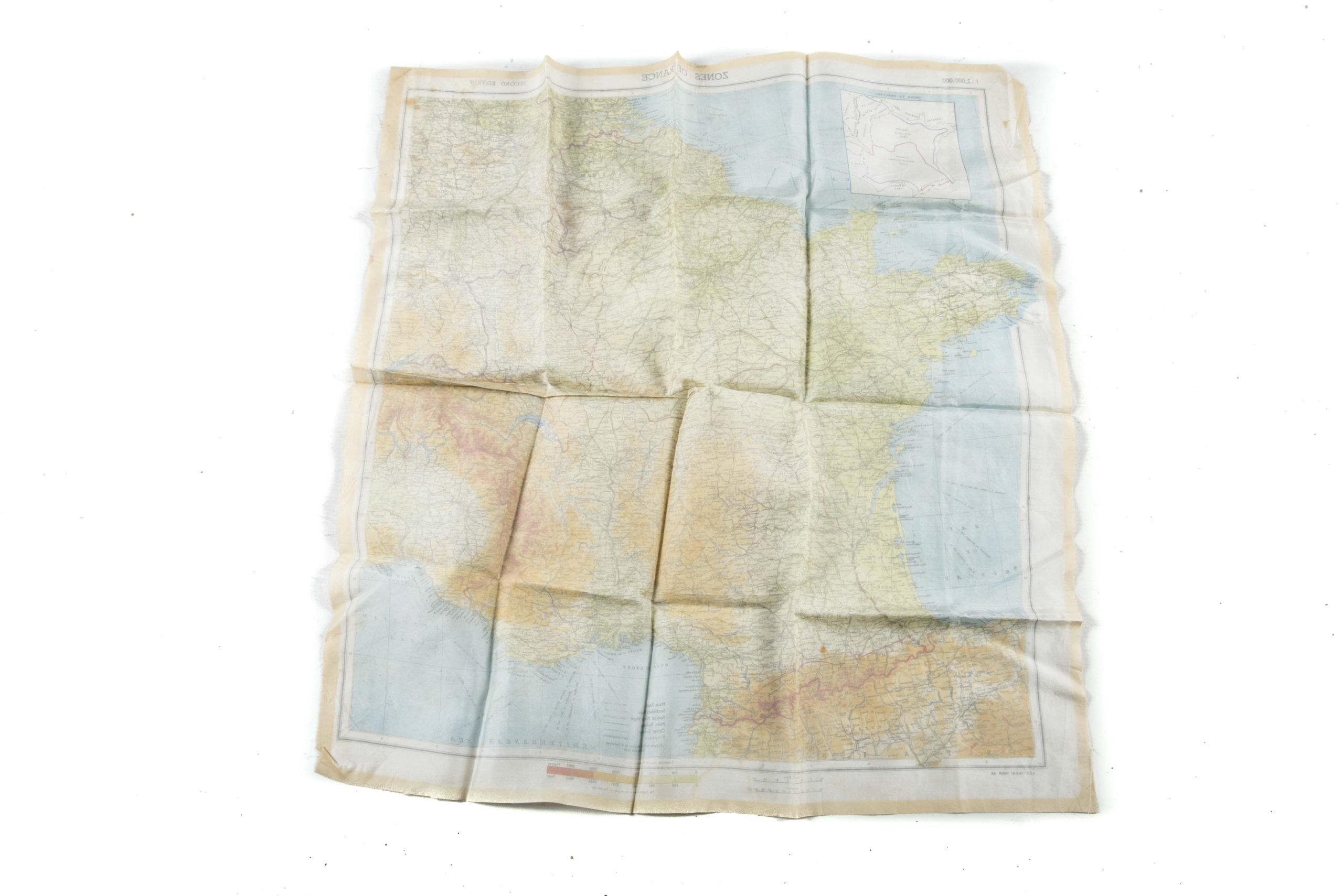 Rare US escape map 'Zones of France' — image 3