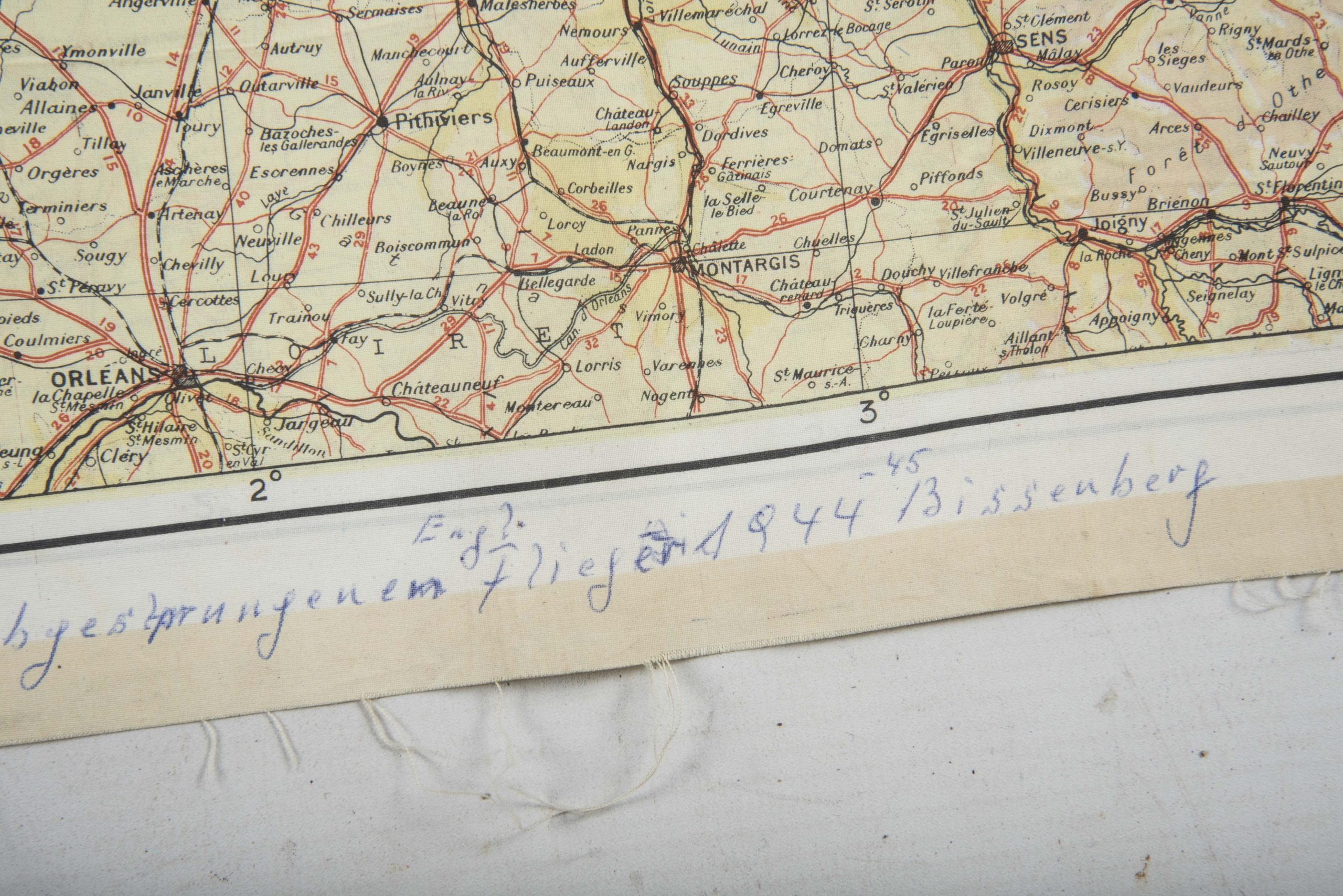 Silk escape map 43A/43B France, Holland, Belgium — image 3