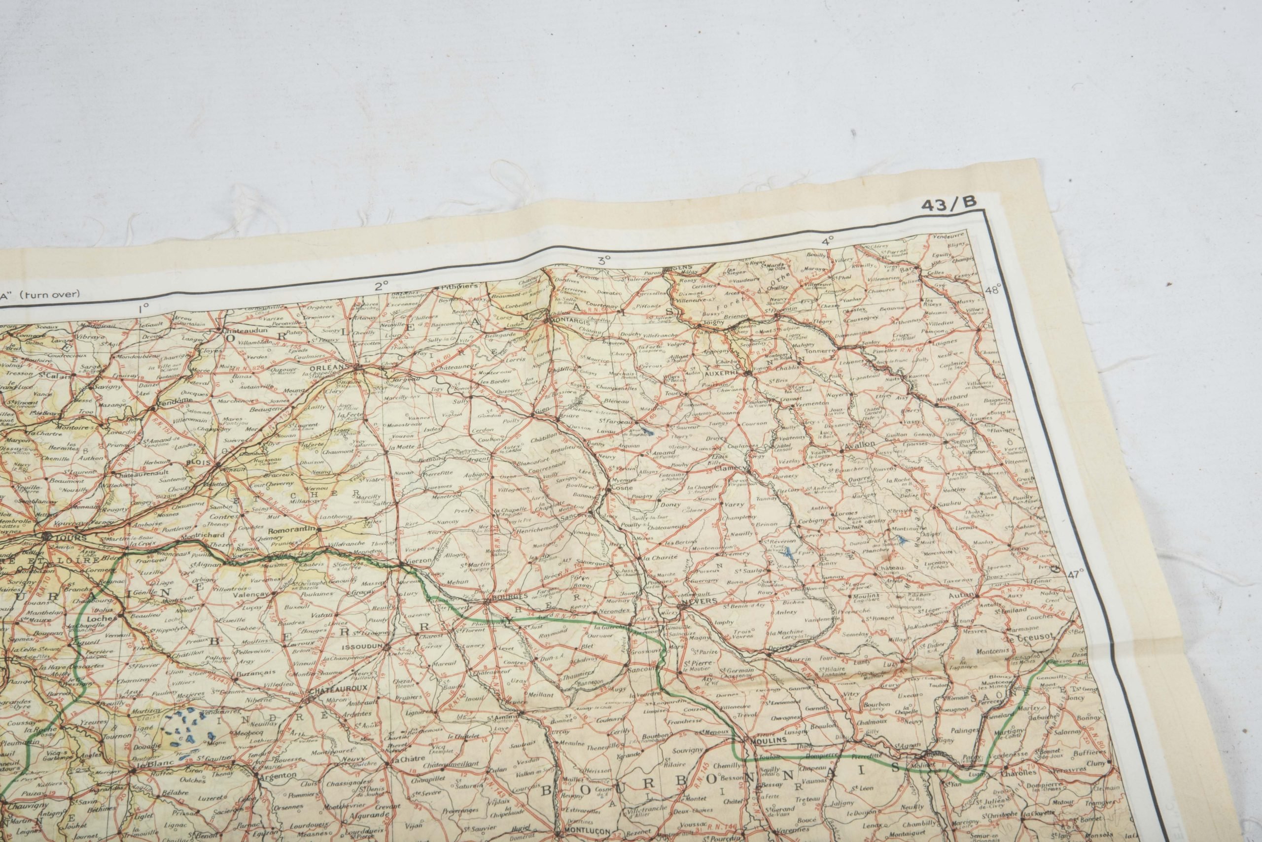 Silk escape map 43A/43B France, Holland, Belgium — image 8