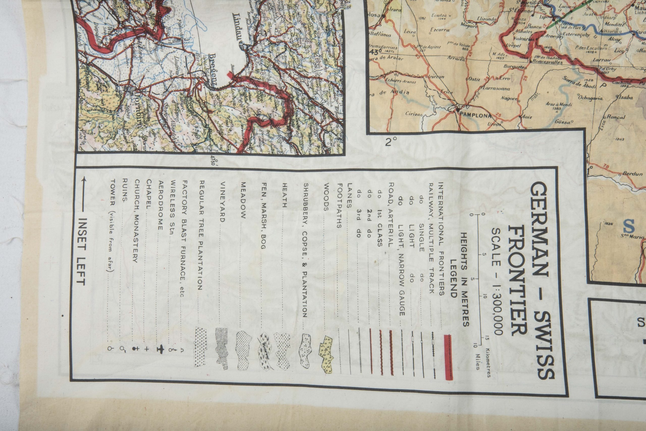 Silk escape map 43A/43B France, Holland, Belgium — image 9