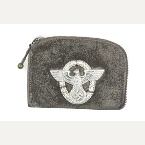 Period wallet with Polizei insignia
