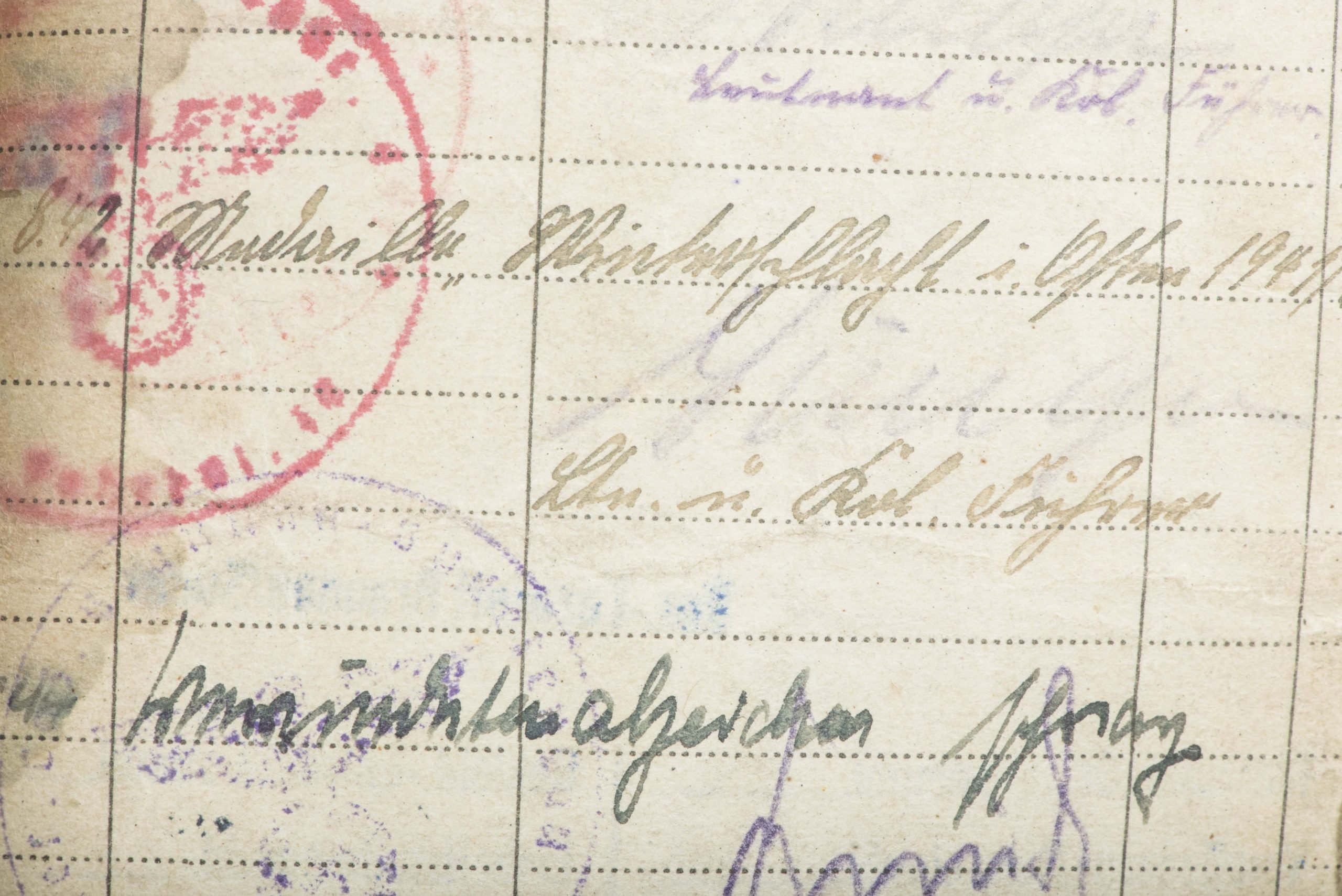 Soldbuch to Karl Ernst Sonntag, Grenadier Regiment 1044 — image 30