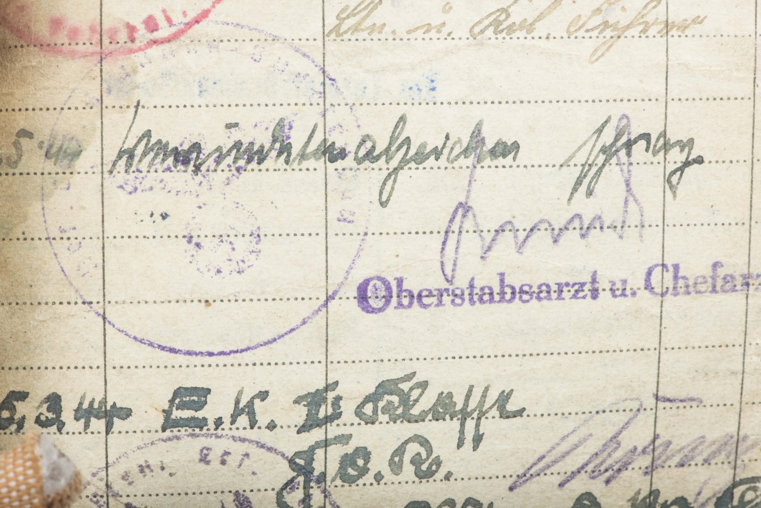 Soldbuch to Karl Ernst Sonntag, Grenadier Regiment 1044 — image 31