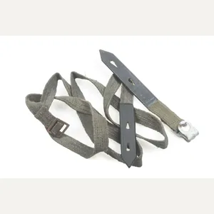 Textbook late war matching set of gasmask canister straps marked …