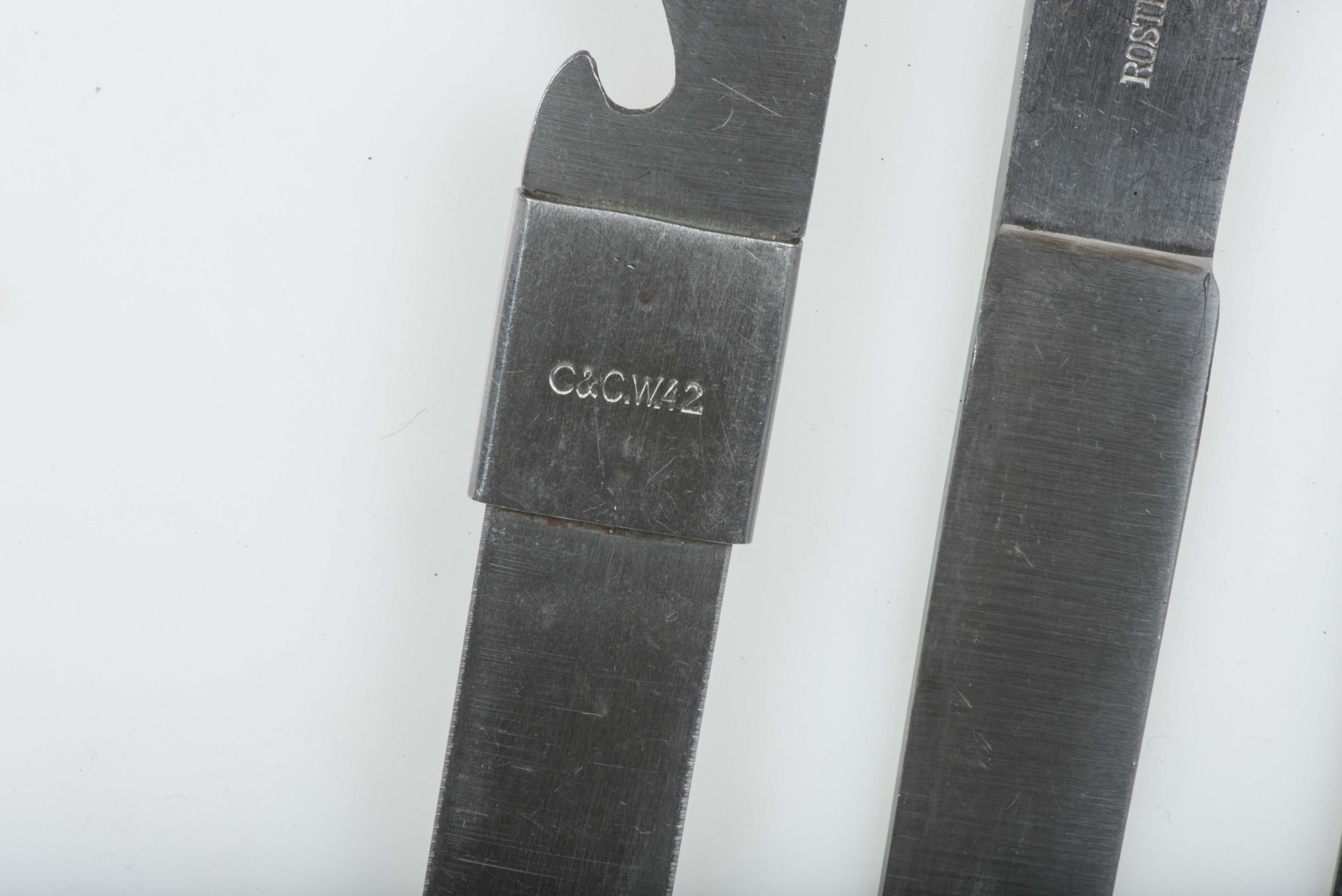 Rare Wehrmacht issue field cutlery set marked C&CW 42 — image 9