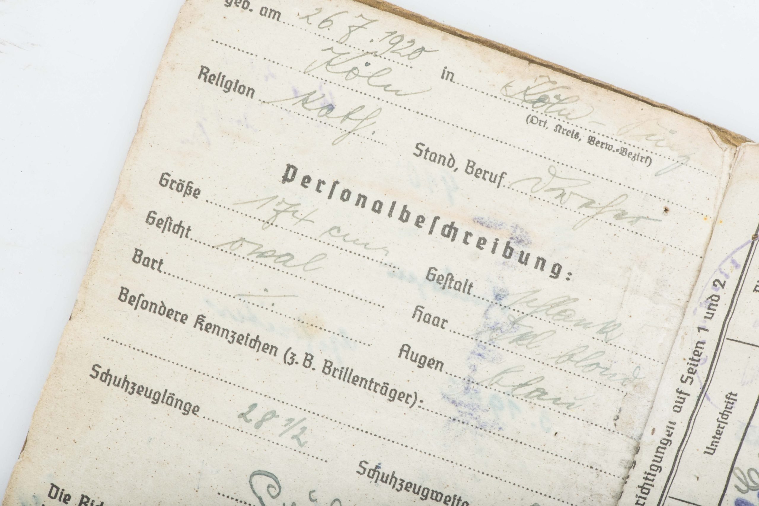 Nahkampfspange Soldbuch grouping Paul Pützer, Grenadier-Regiment 453 and 2. Fallschirmjäger-Division — image 42