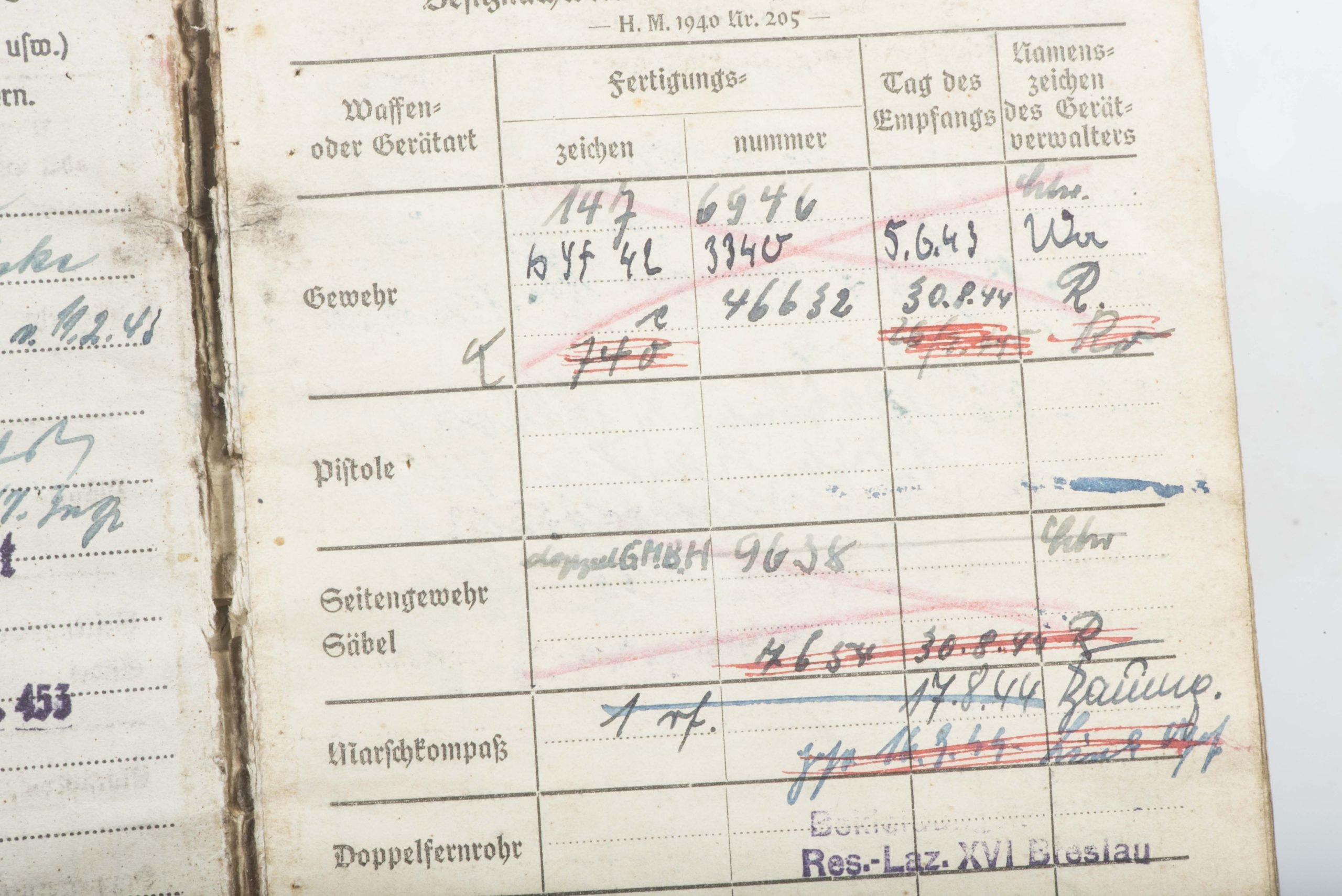 Nahkampfspange Soldbuch grouping Paul Pützer, Grenadier-Regiment 453 and 2. Fallschirmjäger-Division — image 53