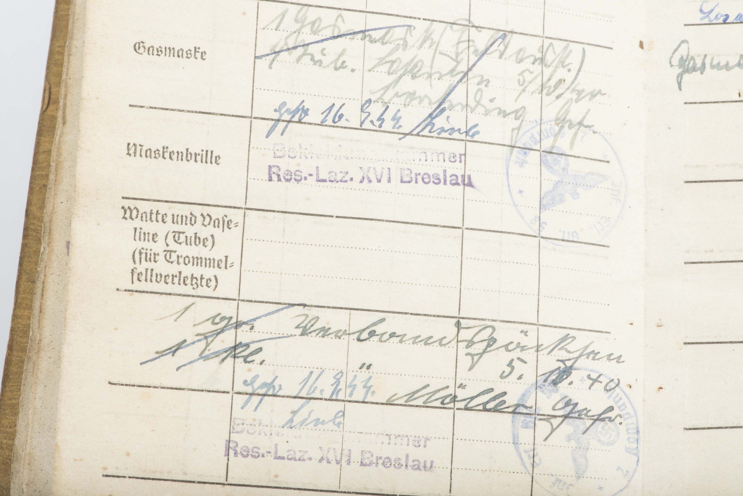 Nahkampfspange Soldbuch grouping Paul Pützer, Grenadier-Regiment 453 and 2. Fallschirmjäger-Division — image 54