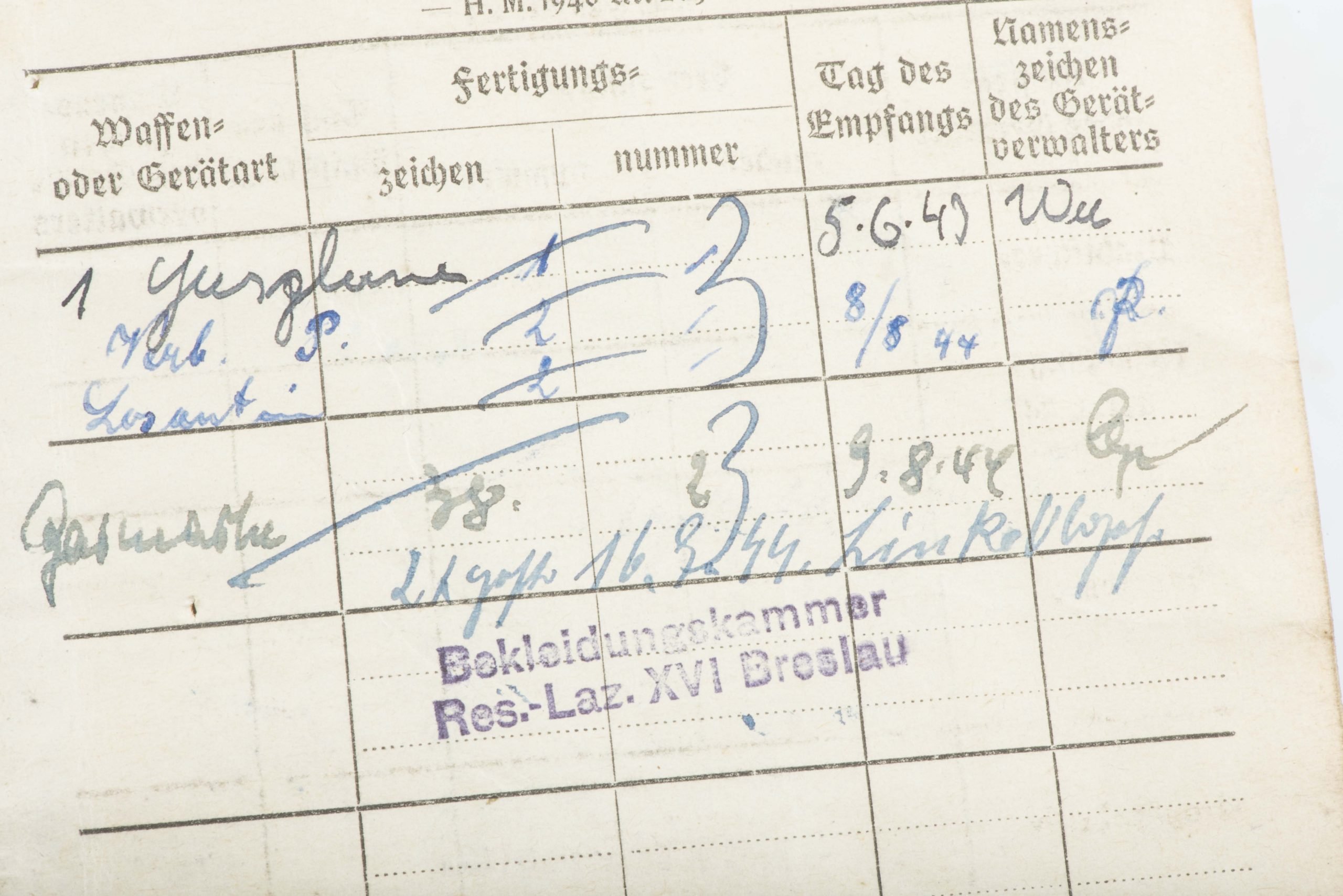 Nahkampfspange Soldbuch grouping Paul Pützer, Grenadier-Regiment 453 and 2. Fallschirmjäger-Division — image 55