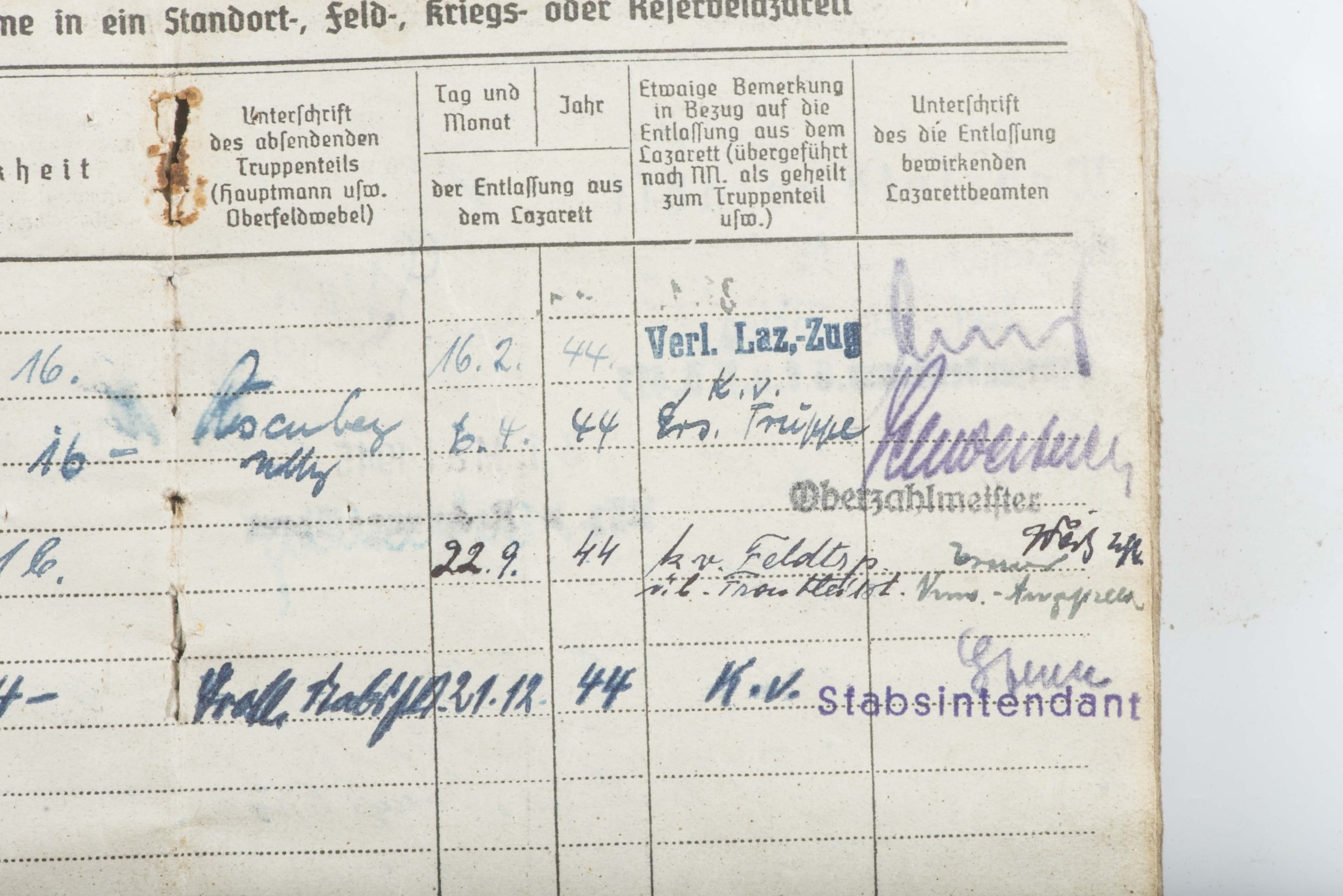 Nahkampfspange Soldbuch grouping Paul Pützer, Grenadier-Regiment 453 and 2. Fallschirmjäger-Division — image 58