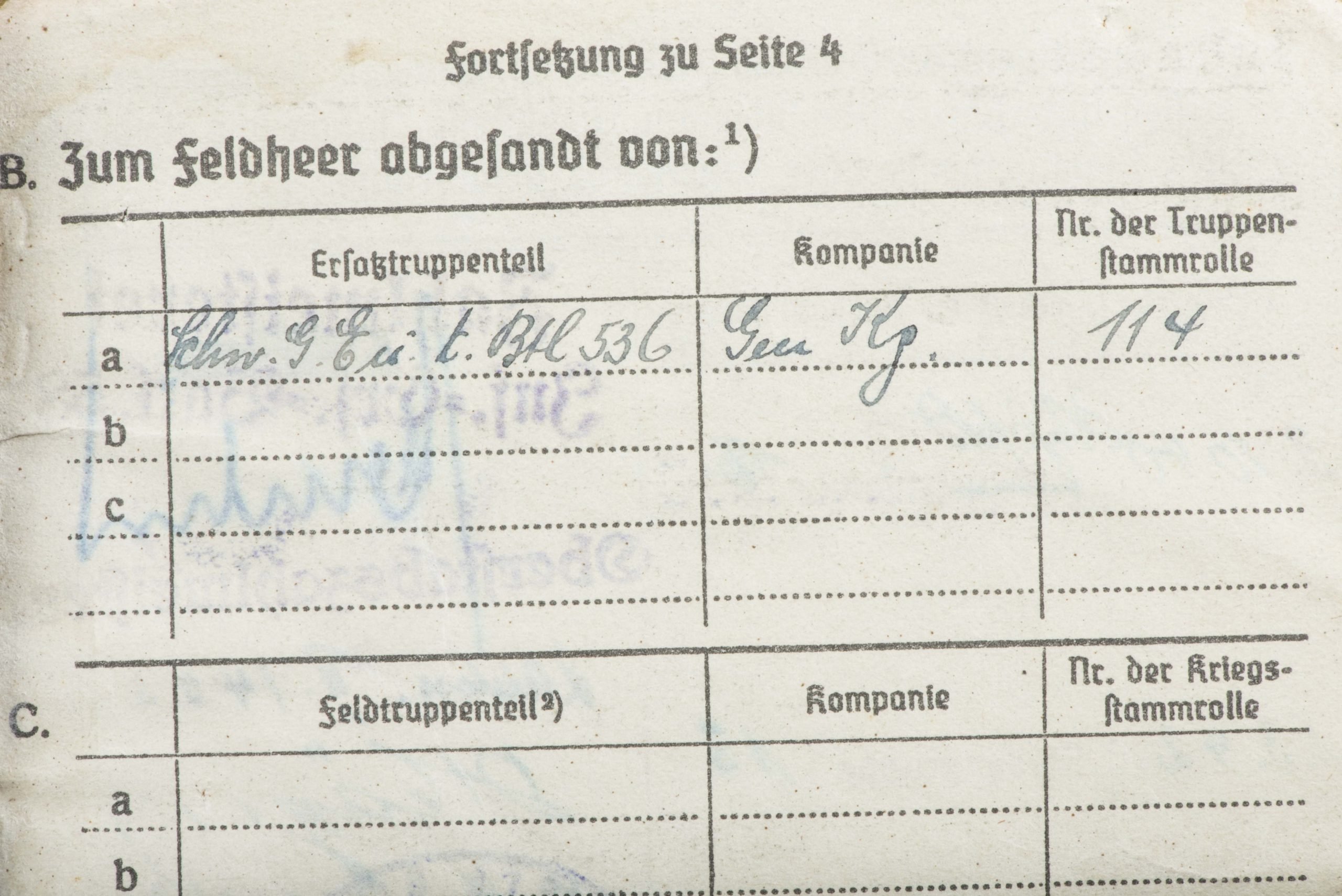 Nahkampfspange Soldbuch grouping Paul Pützer, Grenadier-Regiment 453 and 2. Fallschirmjäger-Division — image 62