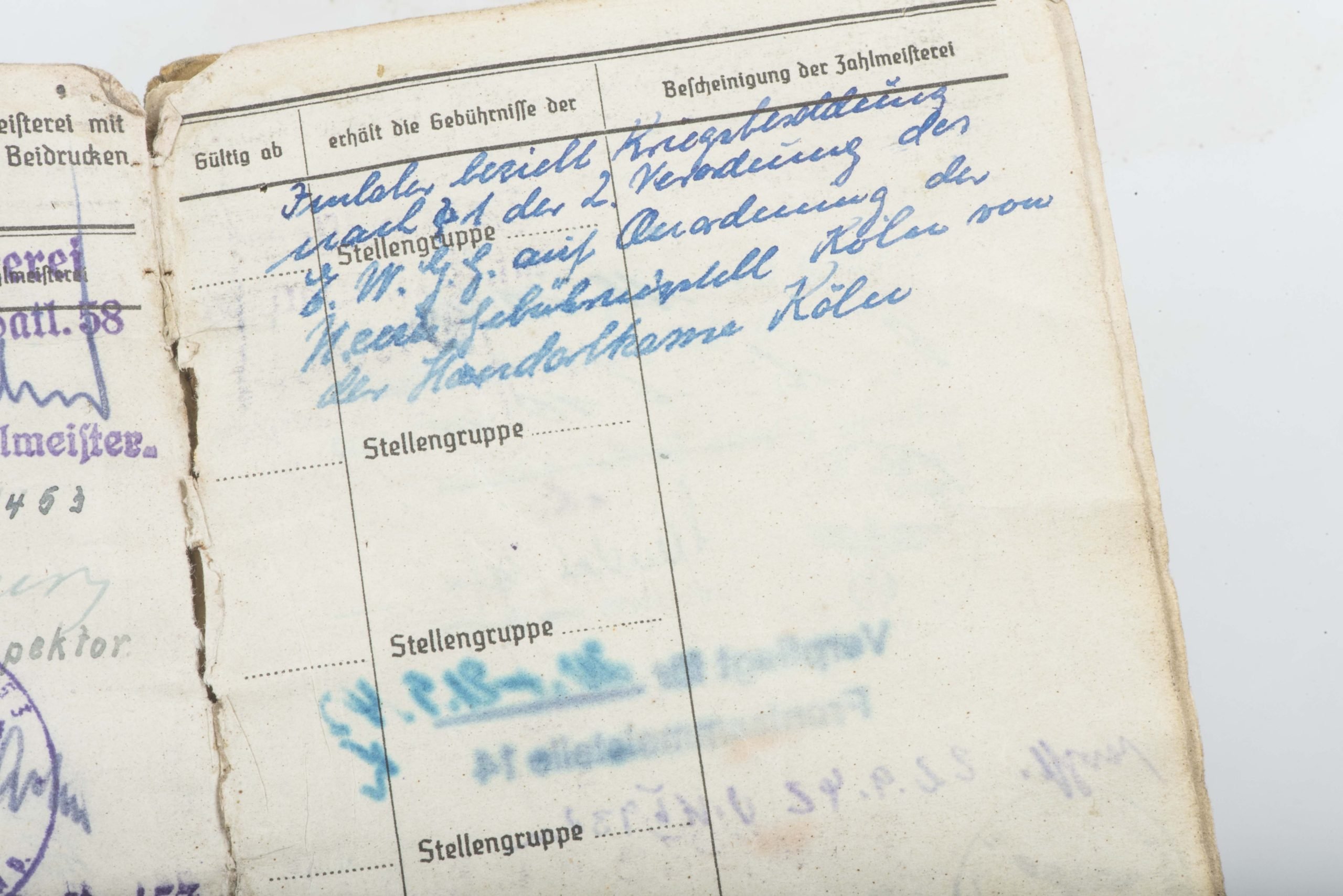 Nahkampfspange Soldbuch grouping Paul Pützer, Grenadier-Regiment 453 and 2. Fallschirmjäger-Division — image 65