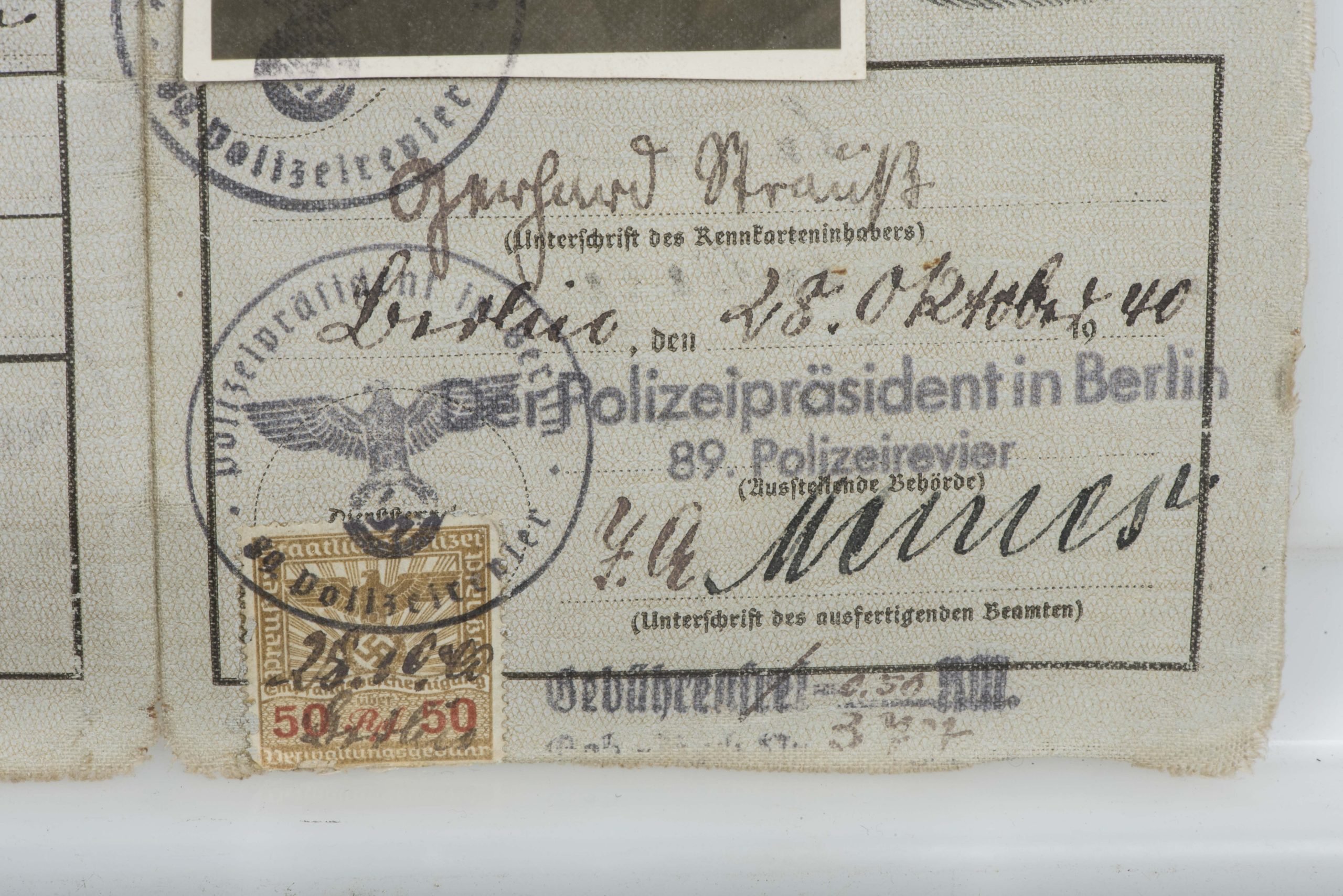 Afrikakorps Soldbuch grouping to Gefreiter Gerhard Strauß — image 19