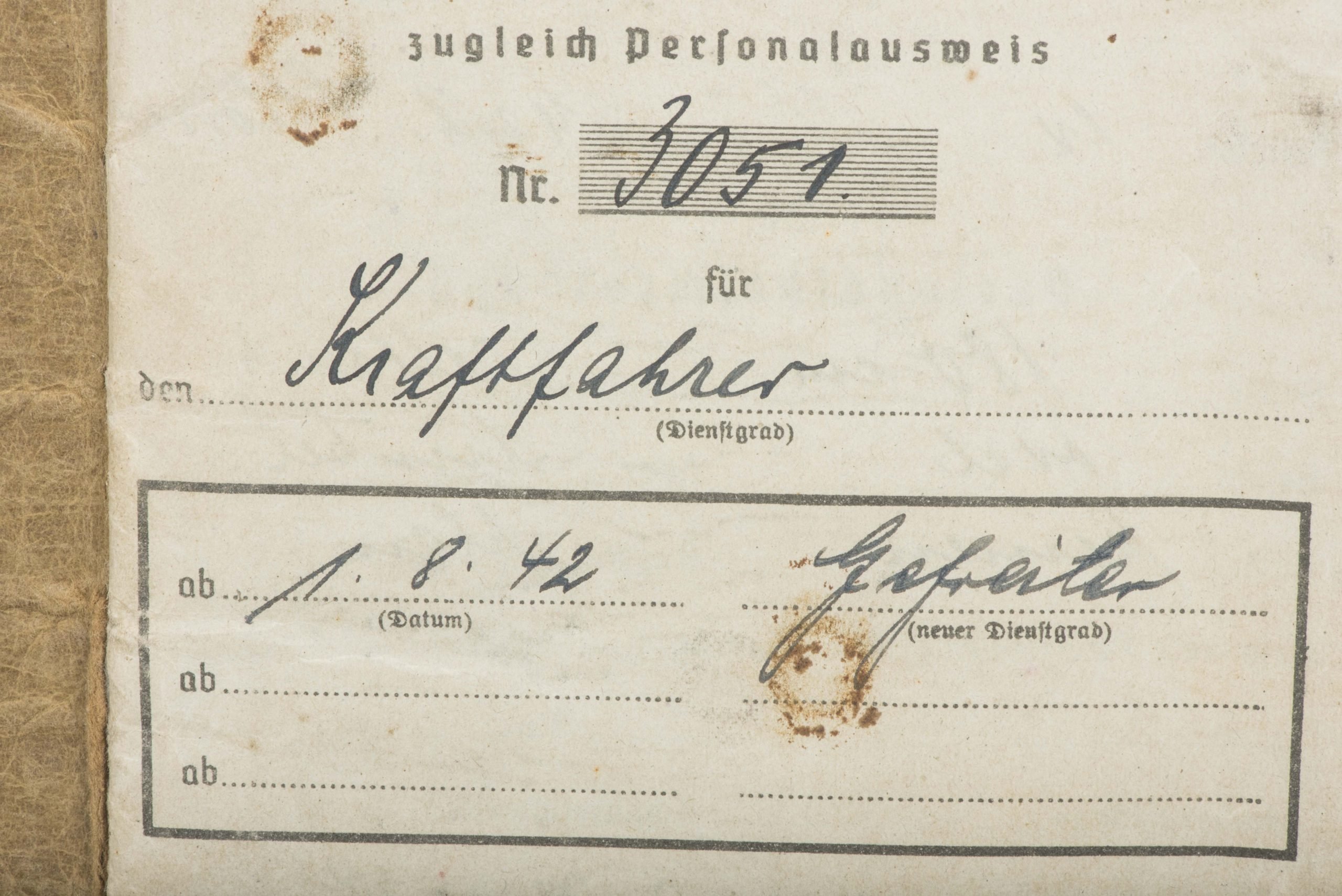 Afrikakorps Soldbuch grouping to Gefreiter Gerhard Strauß — image 31