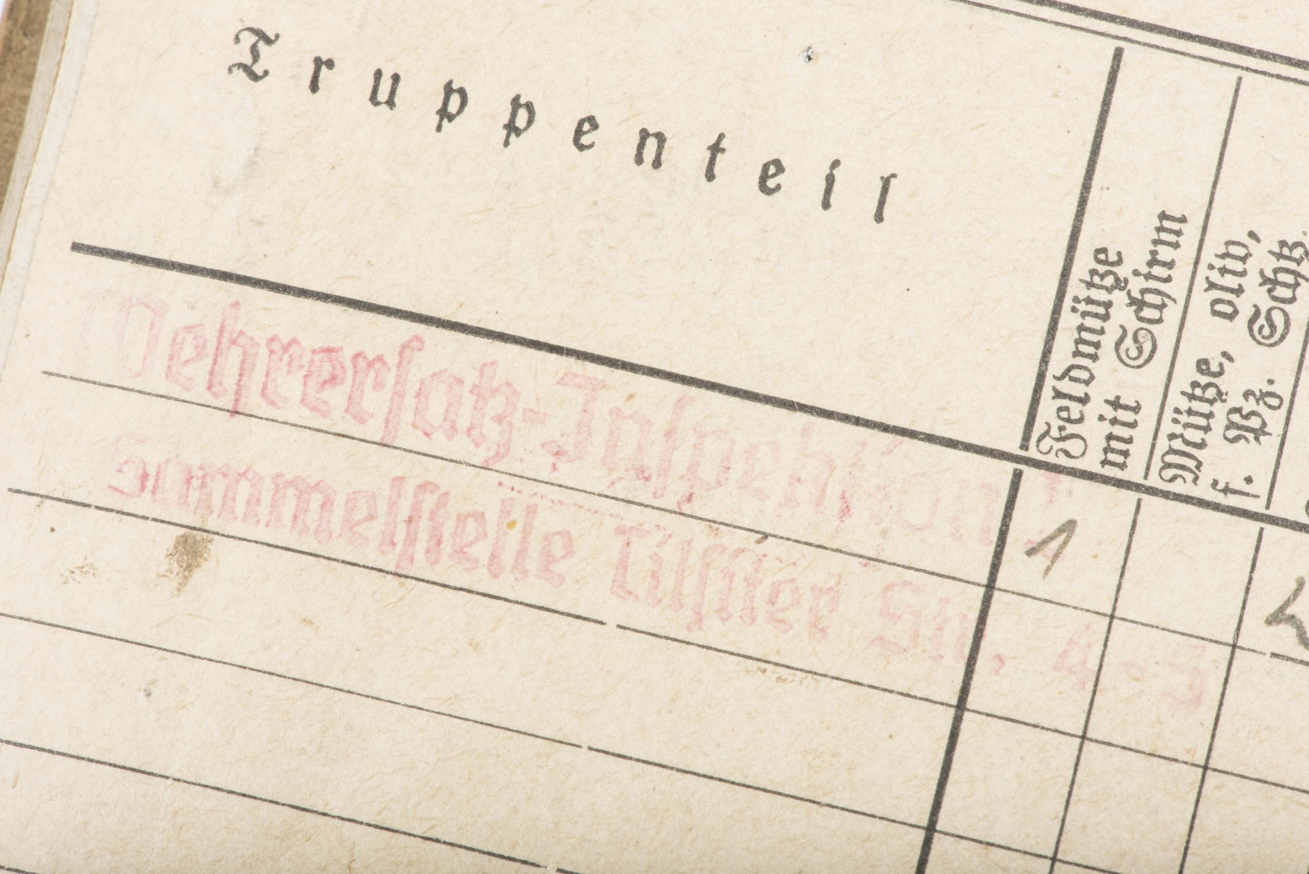 Afrikakorps Soldbuch grouping to Gefreiter Gerhard Strauß — image 42