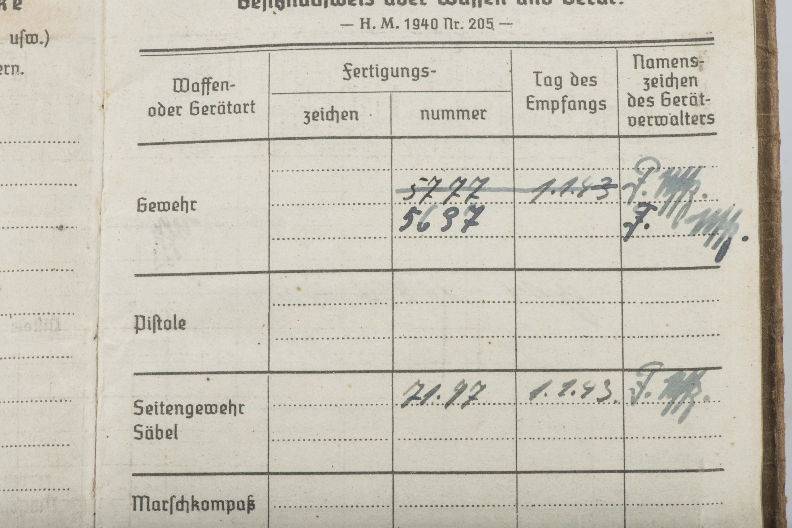 Afrikakorps Soldbuch grouping to Gefreiter Gerhard Strauß — image 45