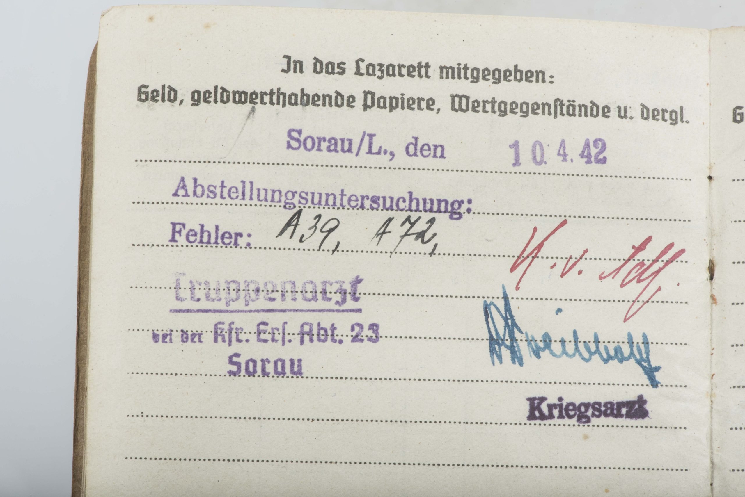 Afrikakorps Soldbuch grouping to Gefreiter Gerhard Strauß — image 48