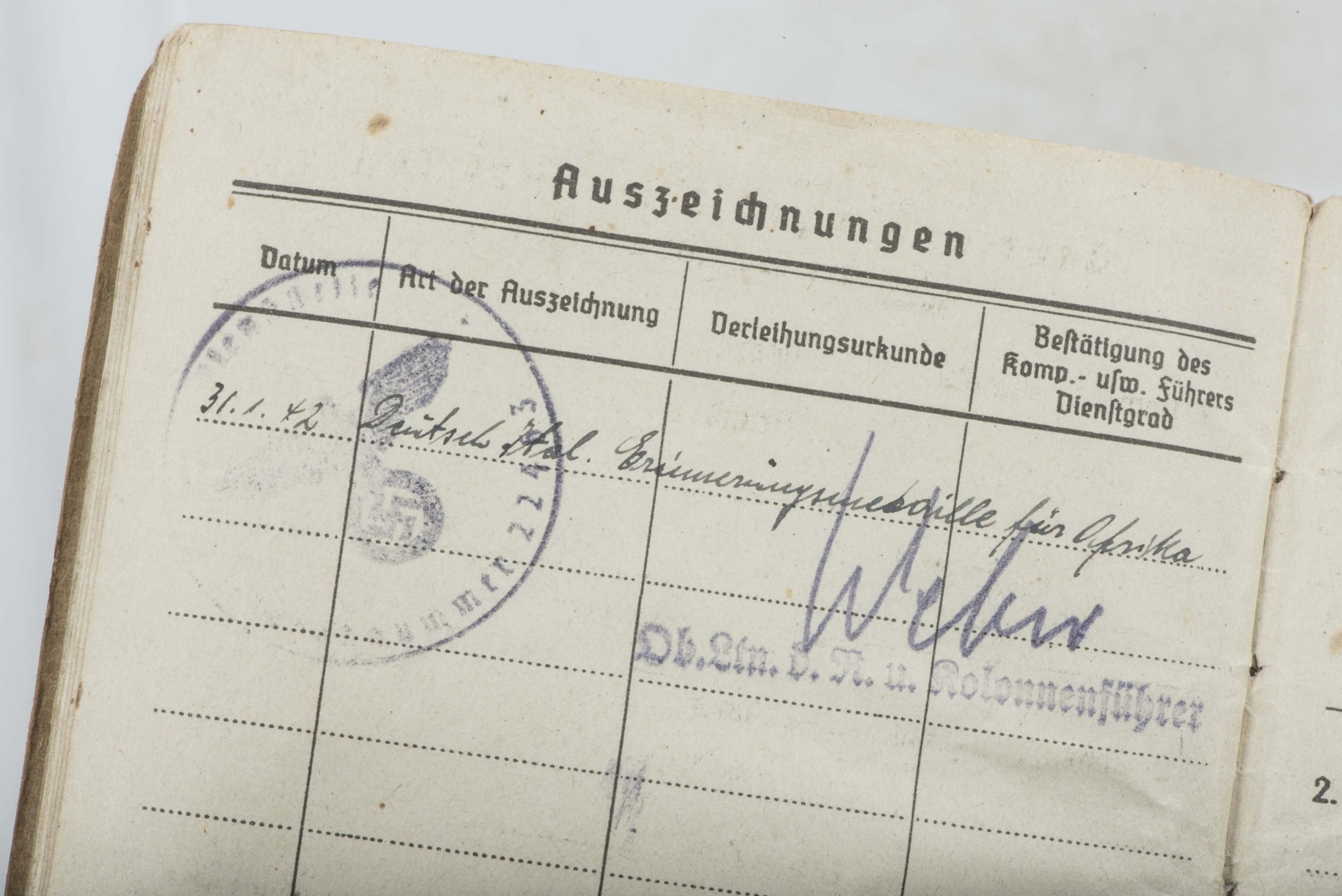 Afrikakorps Soldbuch grouping to Gefreiter Gerhard Strauß — image 53