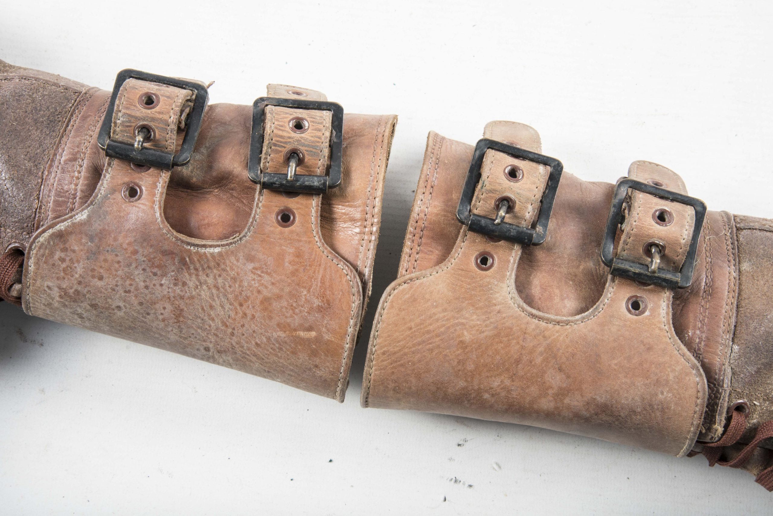 US Buckle boots marked size 7 D dated 1945 — image 3