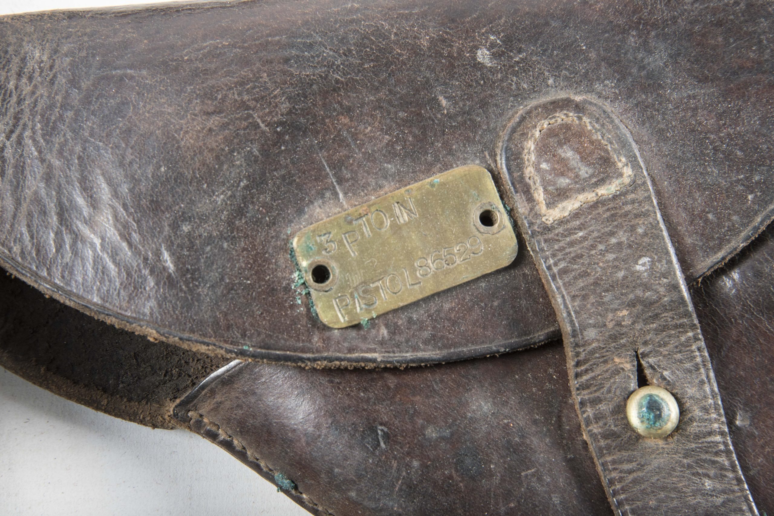 British flare holster with carrying strap marked Jeffries & Sons 1941 — image 4