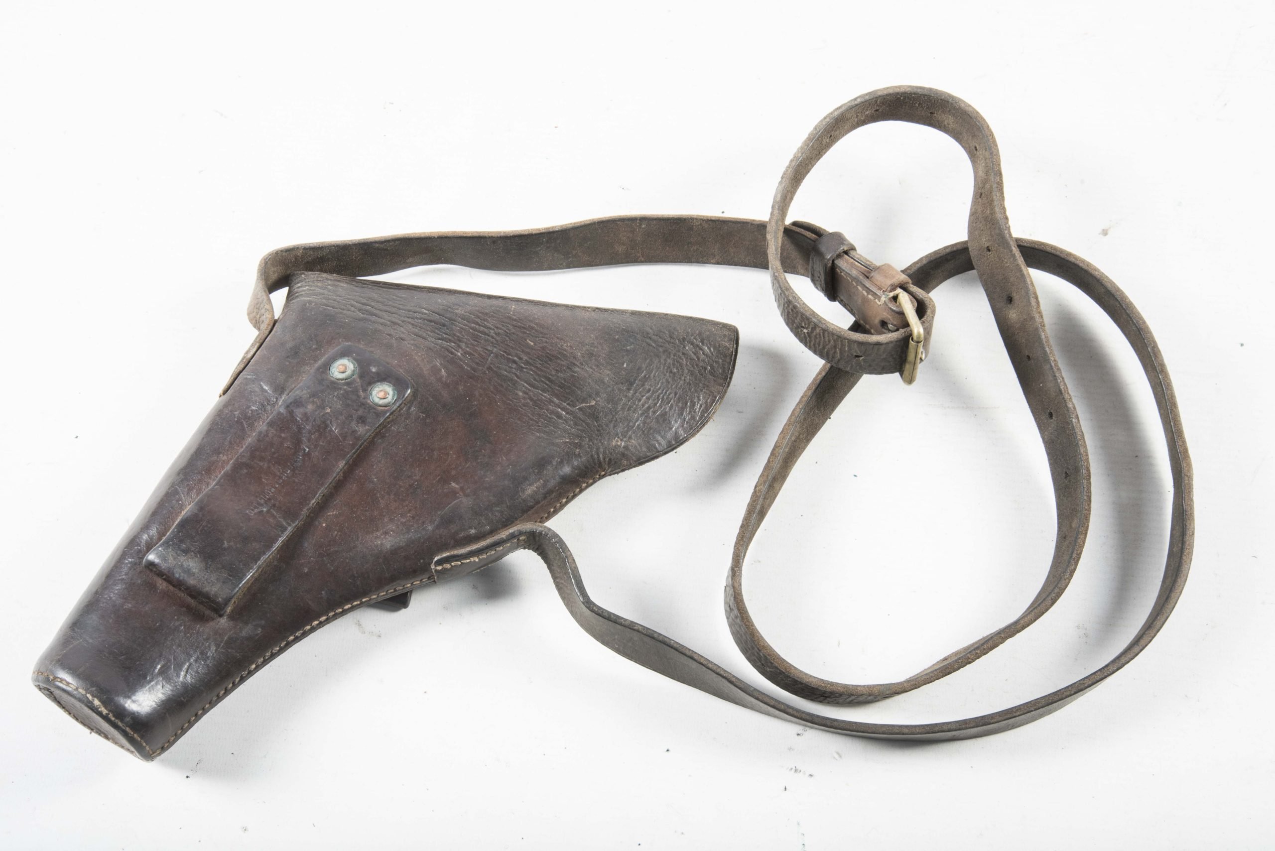 British flare holster with carrying strap marked Jeffries & Sons 1941 — image 5