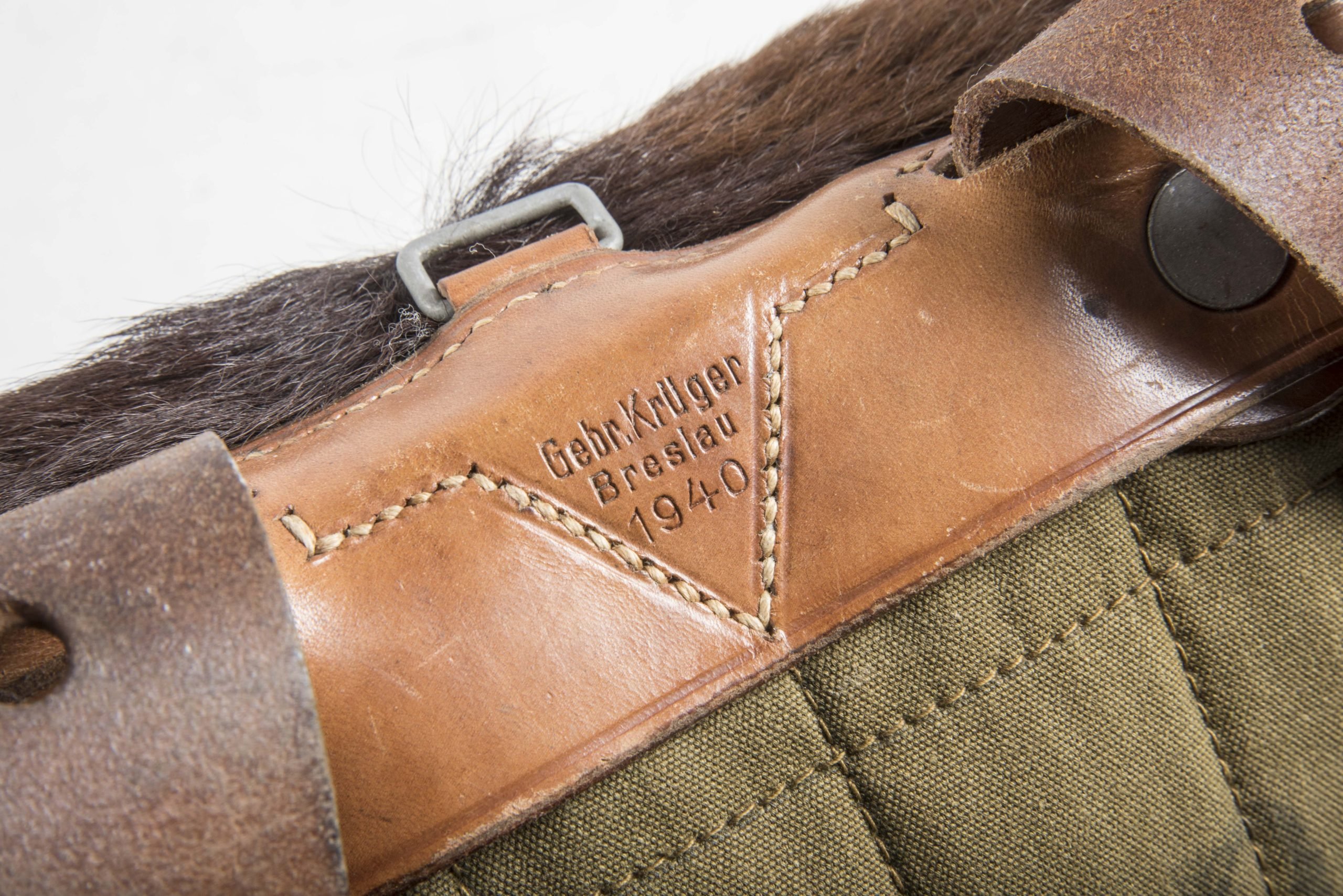 Rare heer Sanitäter Tornister marked Gebr. Krüger Breslau 1940 — image 3