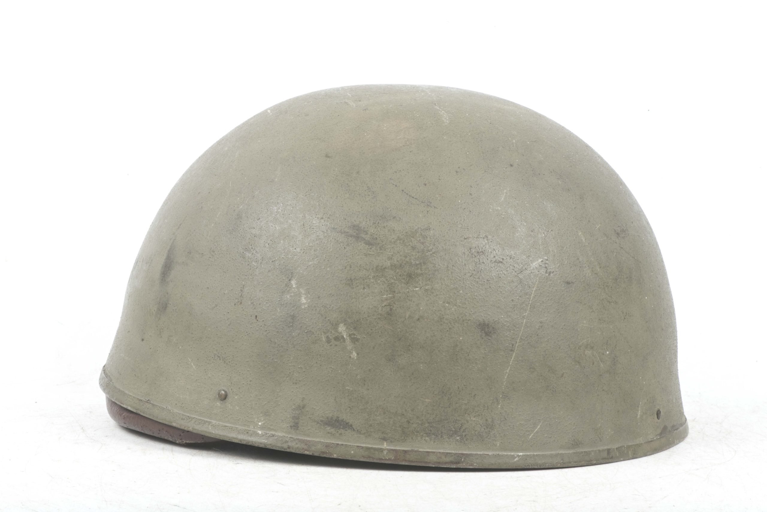 British dispatch rider helmet marked BMB 1942 size 7 — image 3