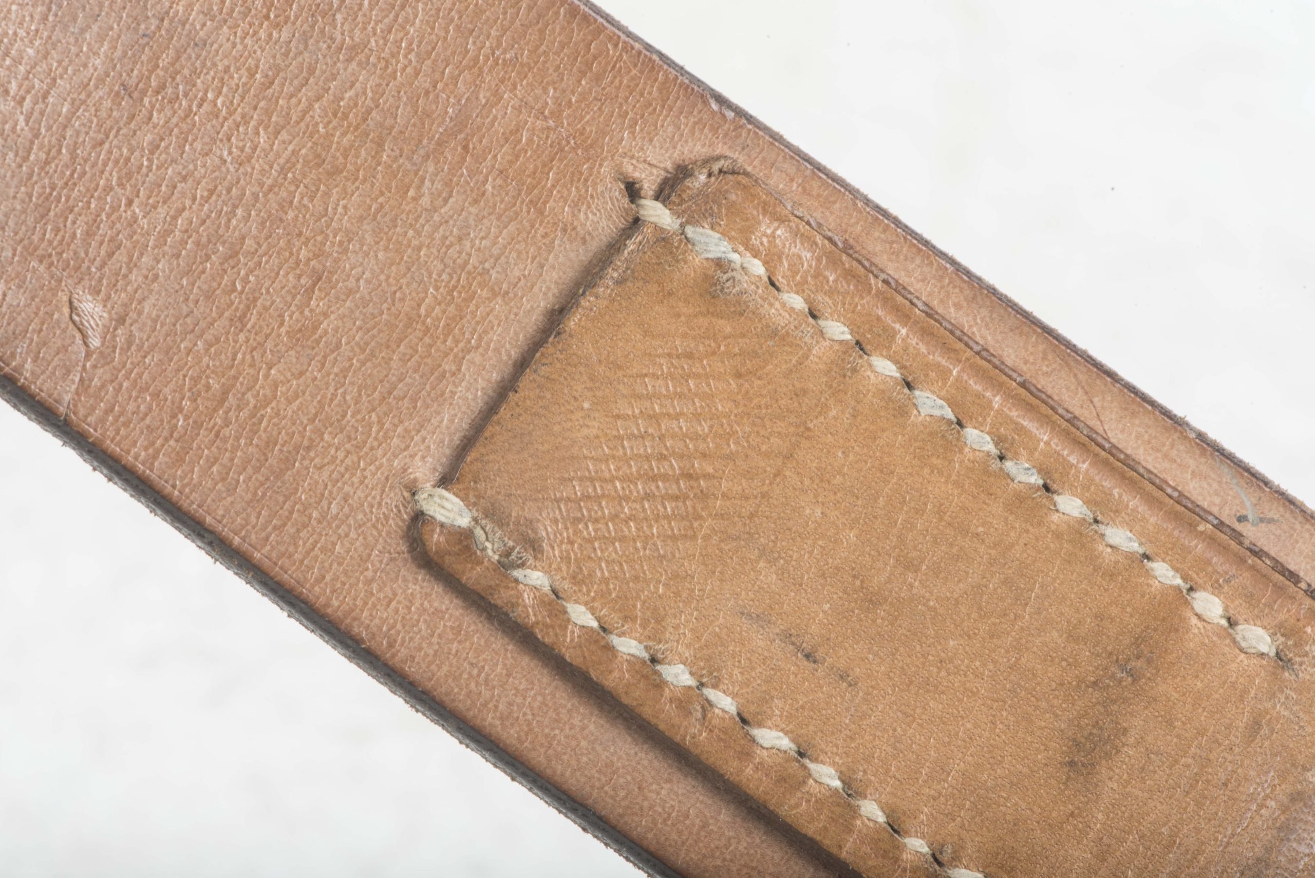 Unissued leather equipment belt dated 1941, size 115 — image 8