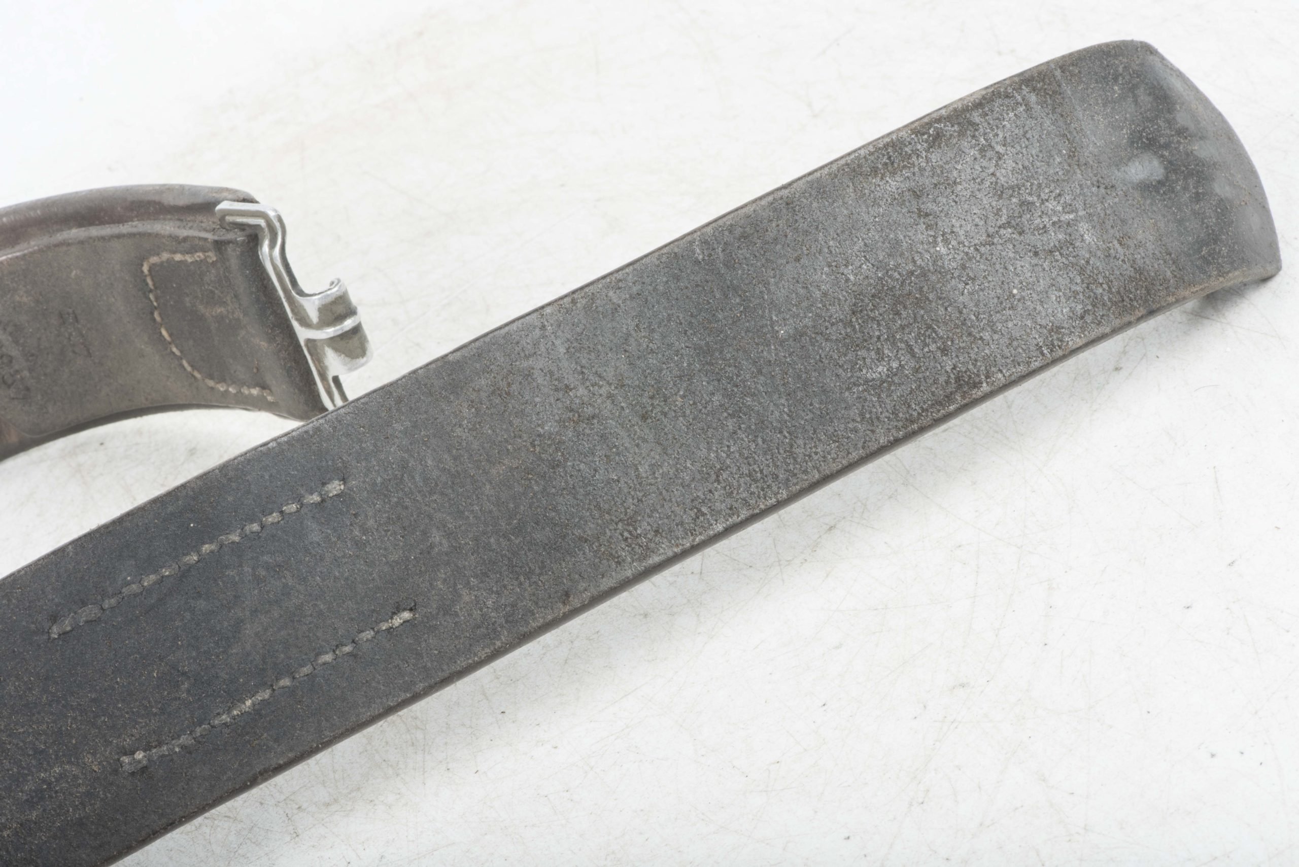 Leather equipment belt lated 1937 size 88 — image 6