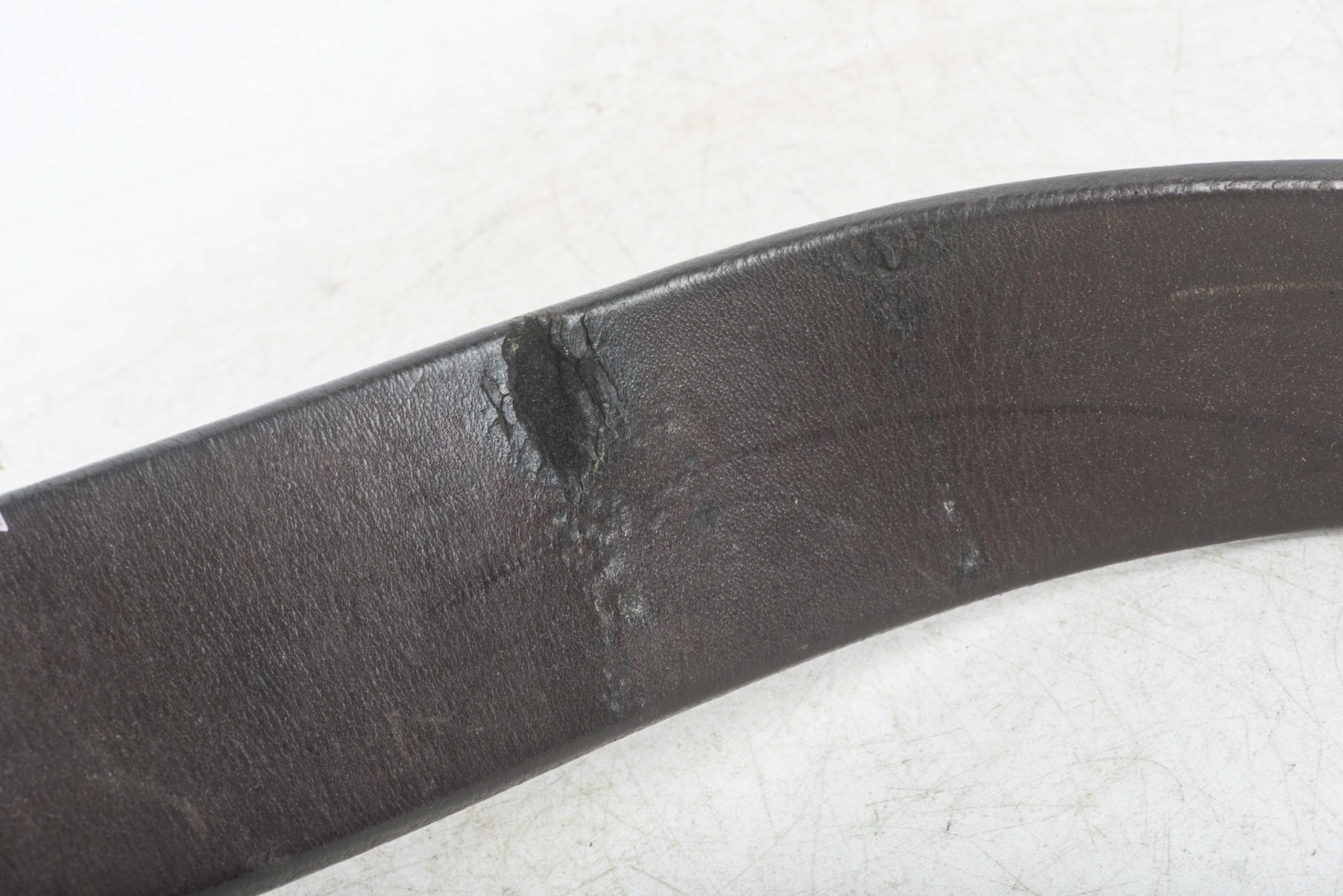 Leather equipment belt marked Biertz 4 39 — image 6