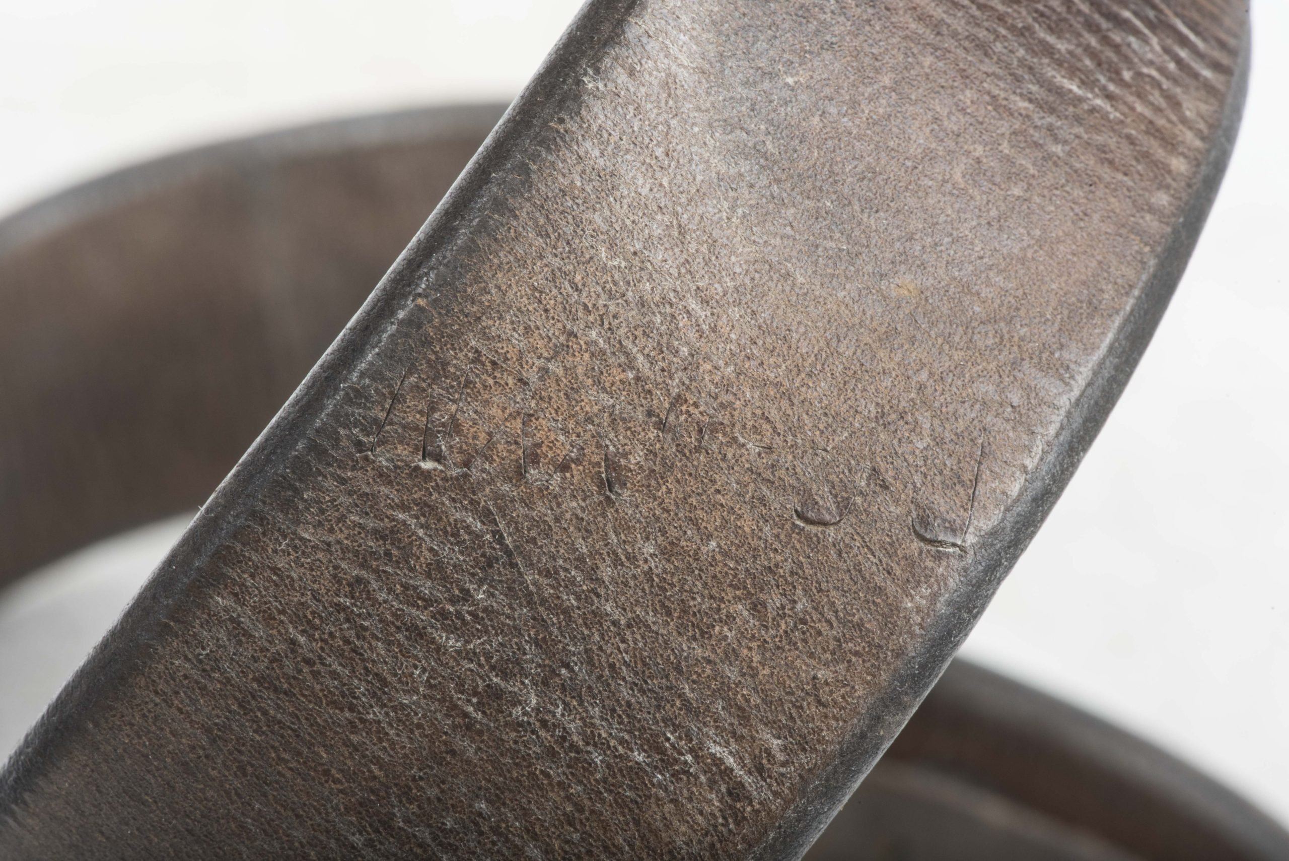 Leather equipment belt dated 1935 — image 4