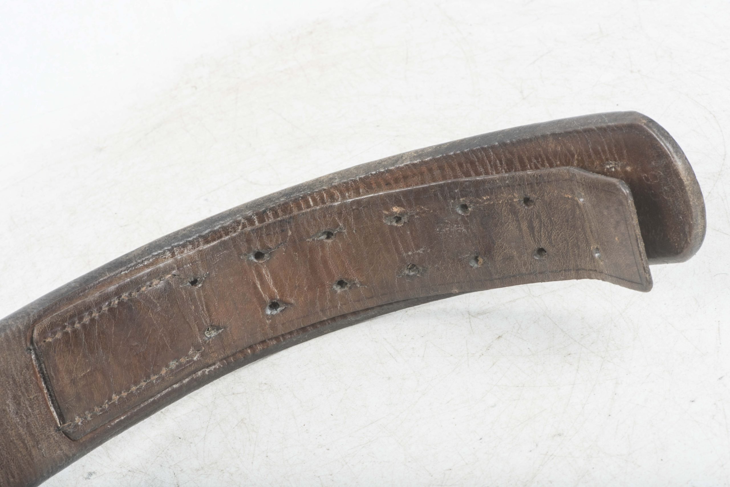 Leather equipment belt dated 1935 — image 7