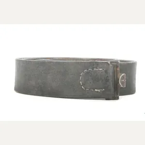 Leather equipment belt
