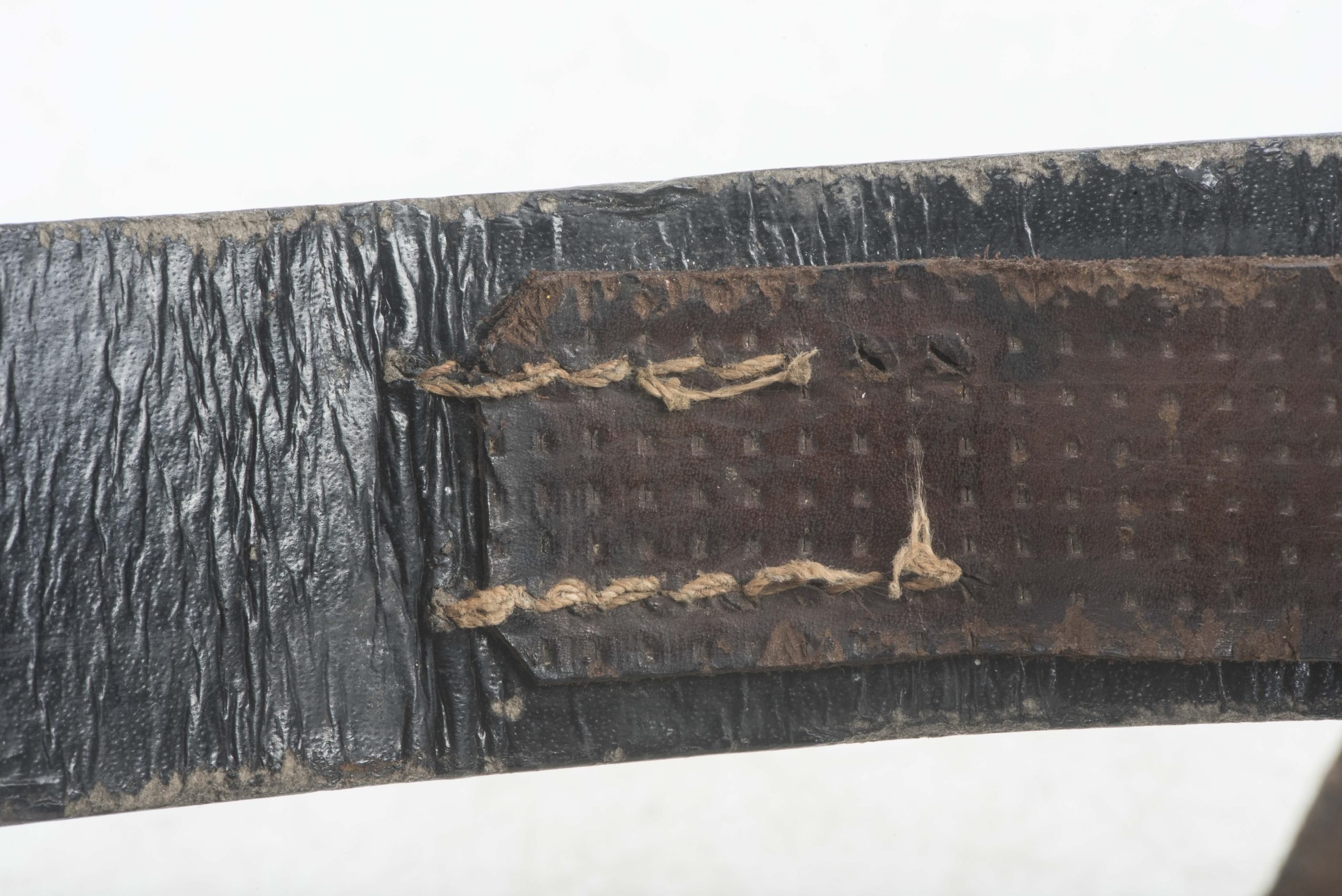 Rare Pressstoff equipment belt with steel Heer buckle — image 4