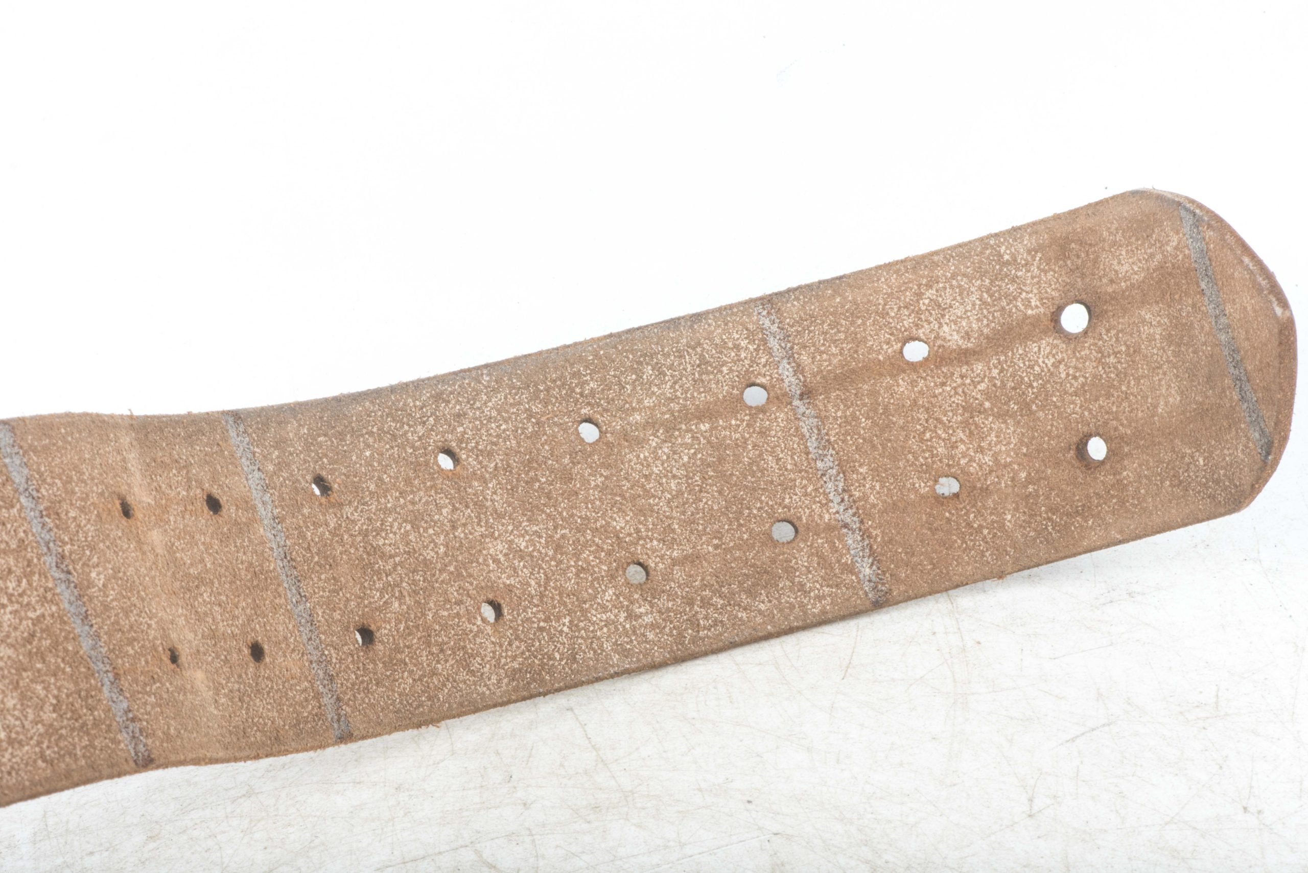 Double claw officers belt or Zweidorn dated 1937 with Assmann buckle — image 3