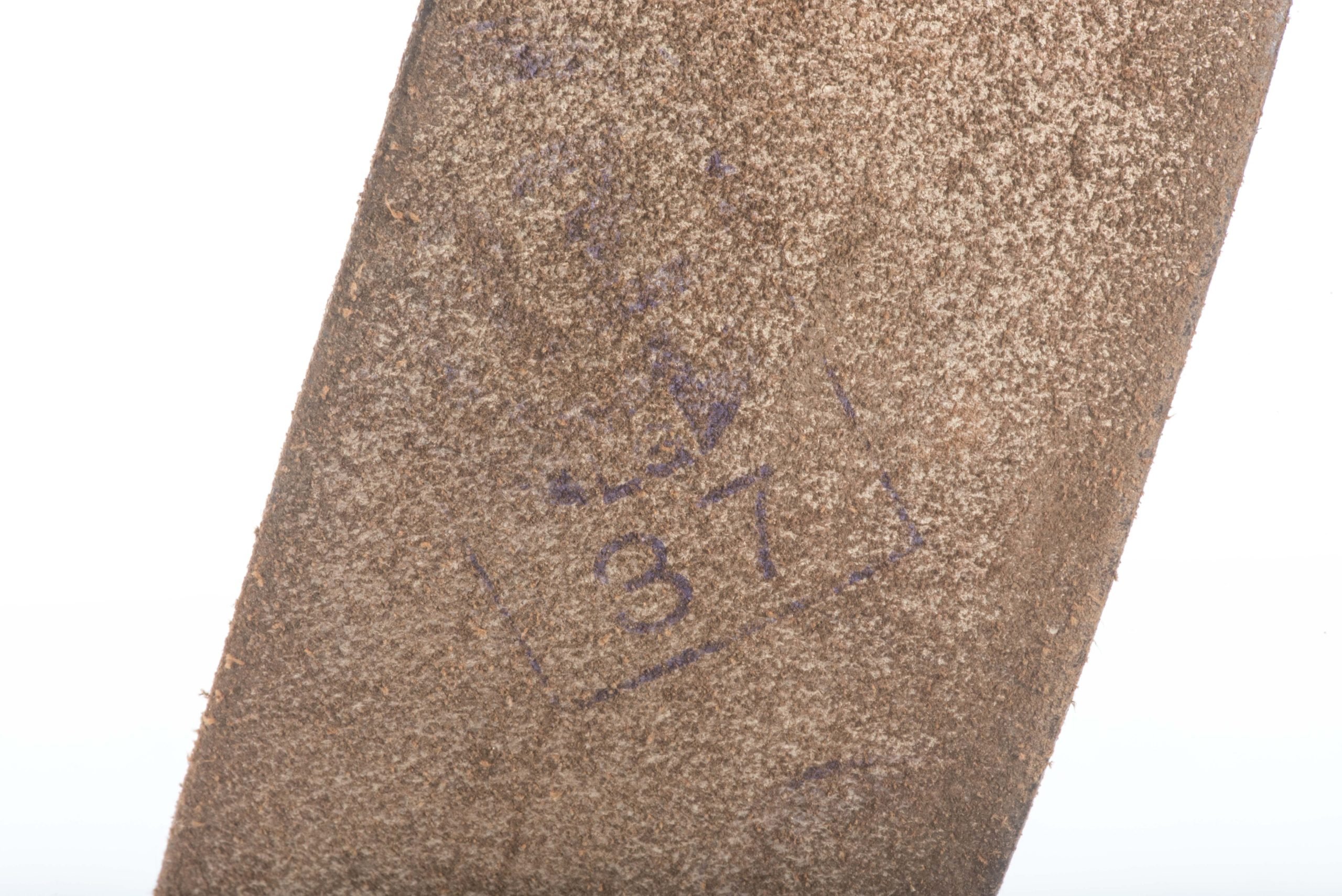 Double claw officers belt or Zweidorn dated 1937 with Assmann buckle — image 5