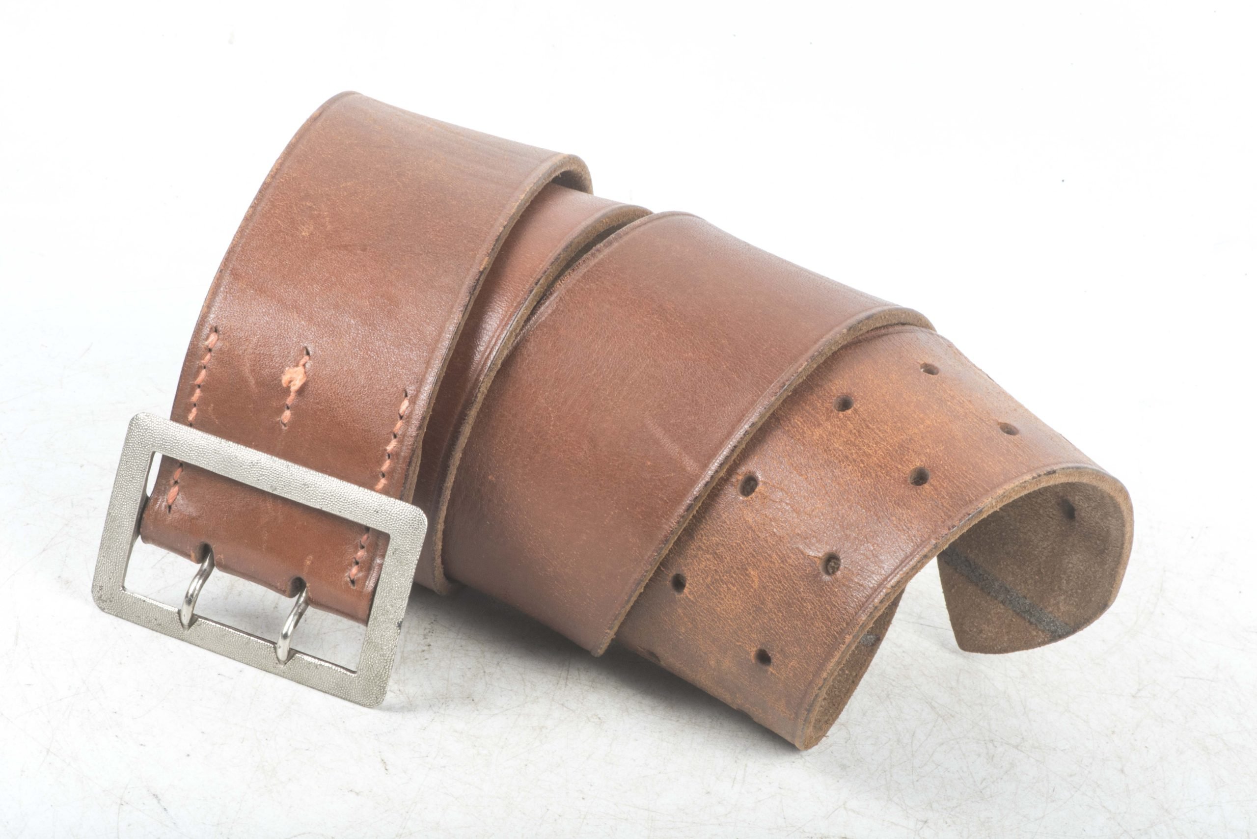 Double claw officers belt or Zweidorn dated 1937 with Assmann buckle — image 8