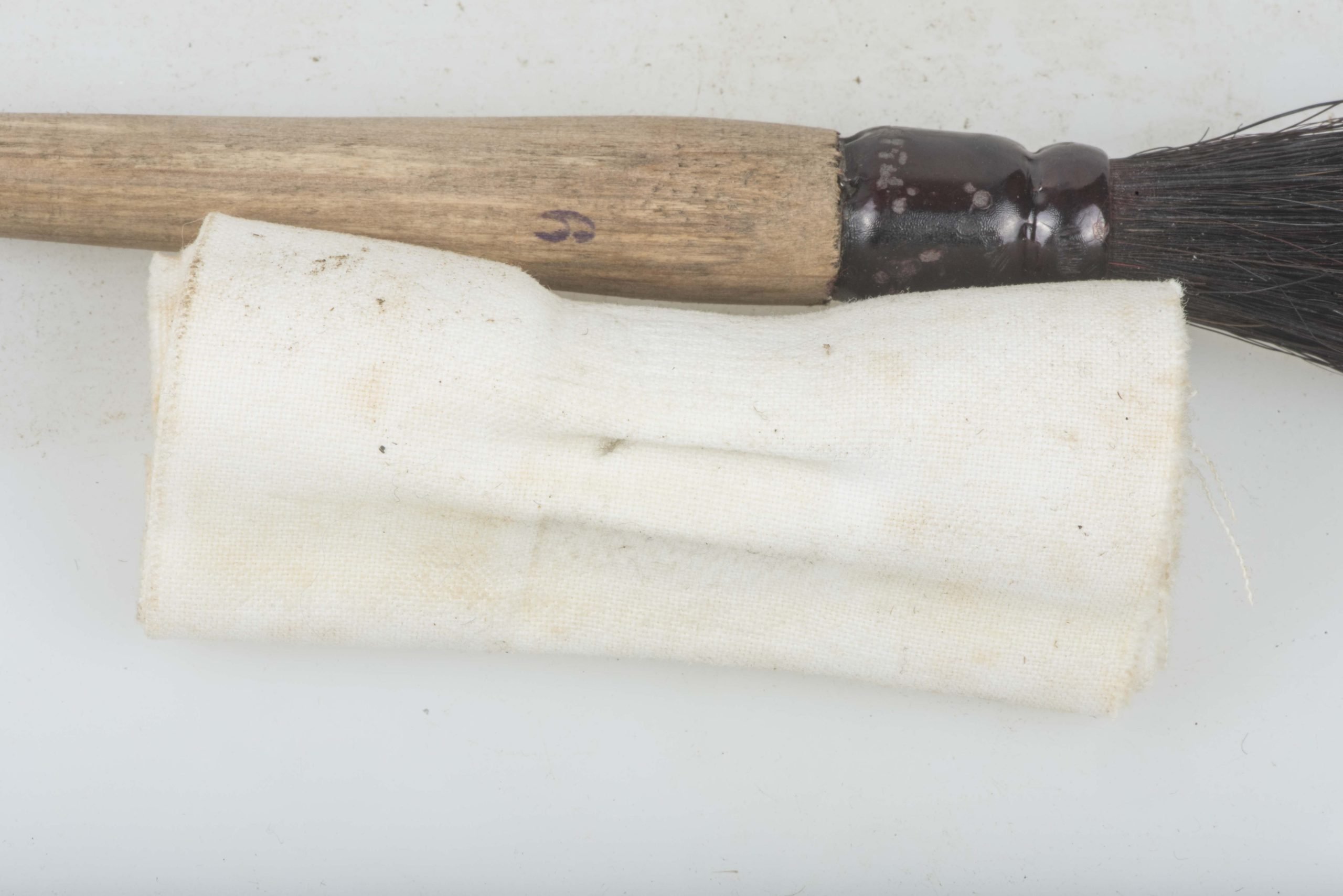 Rare EM36 Rangefinder cleaning brush and cloth — image 2