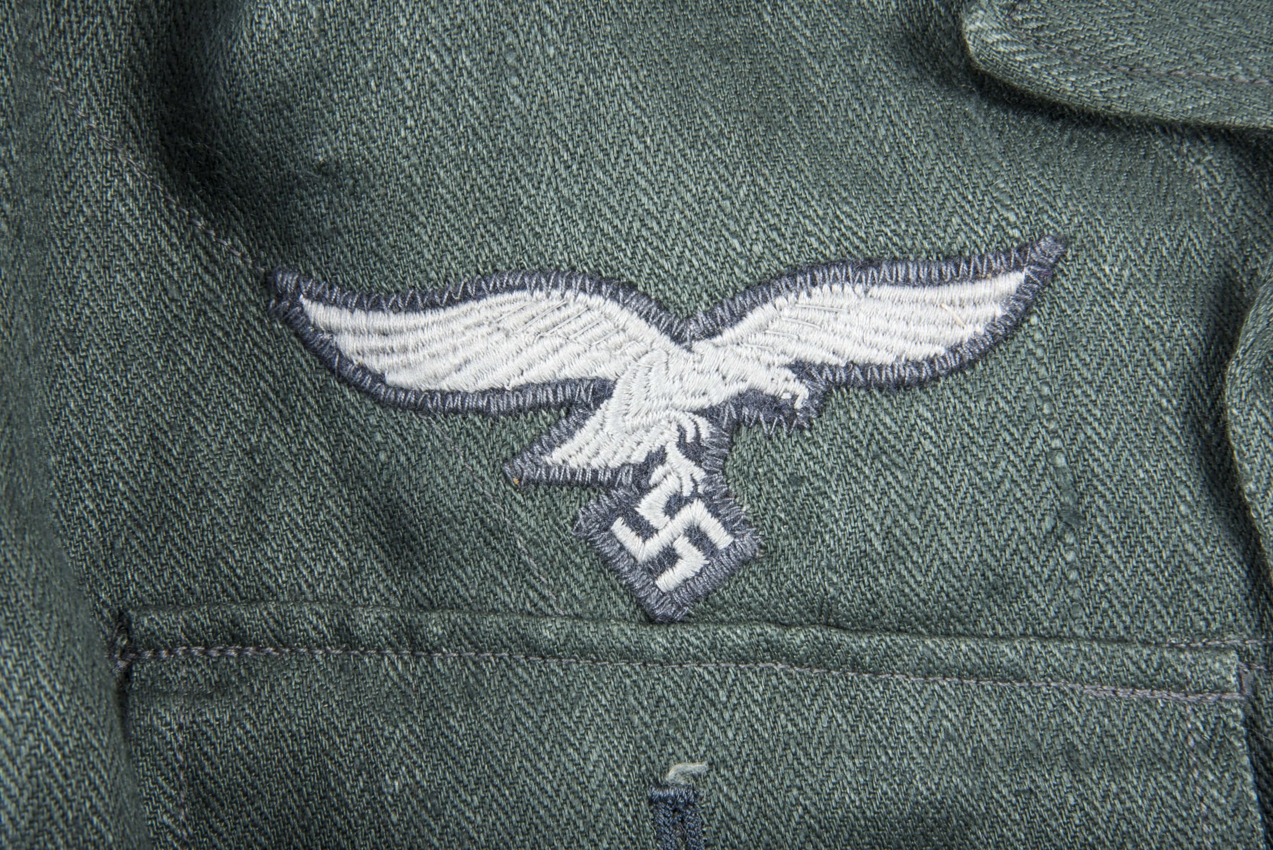 Luftwaffe EM/NCO Drillich field blouse — image 5