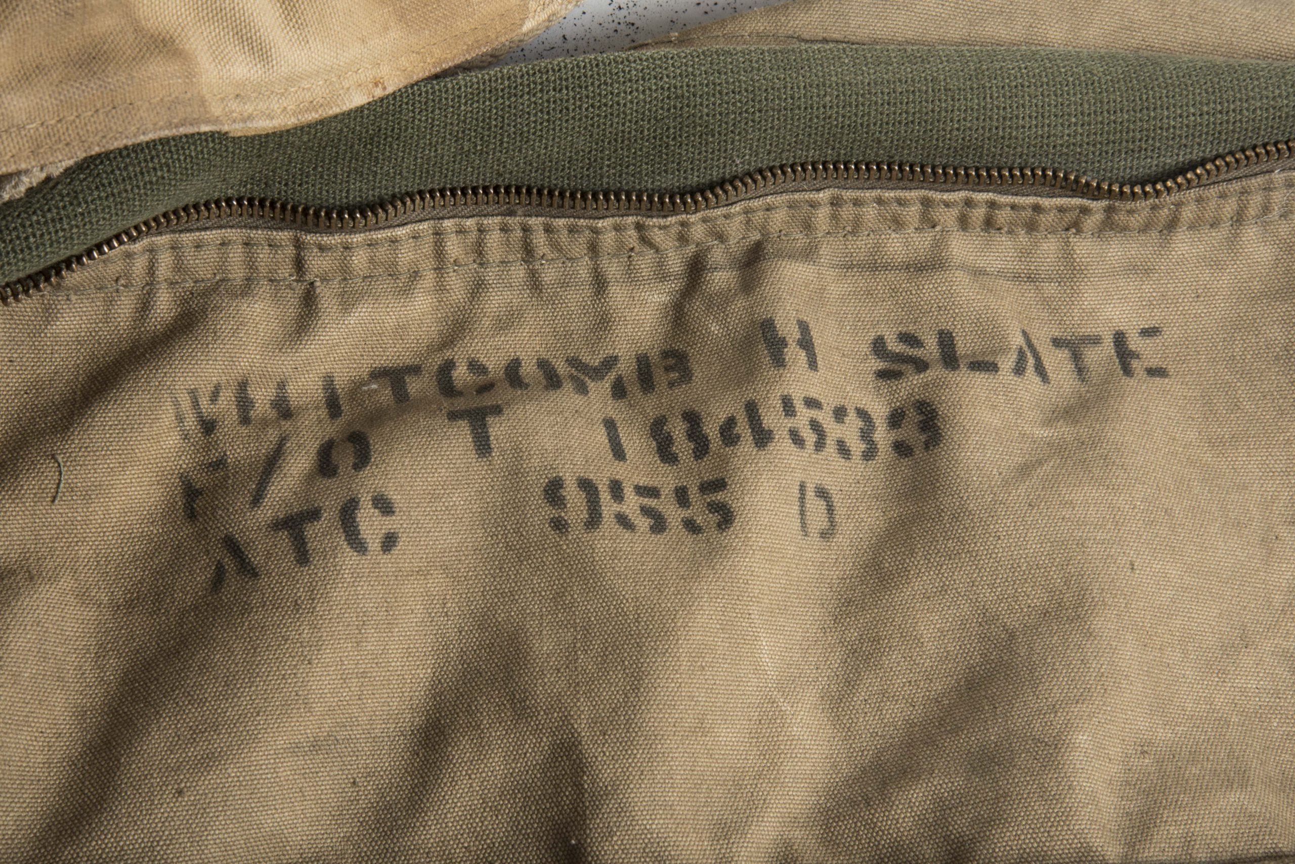 USAAF seat parachute named Whitcomb H Slate F/0 T 184533 — image 15