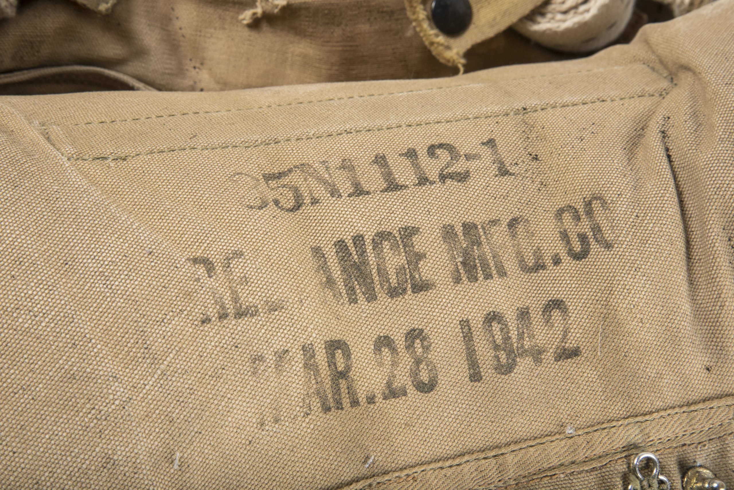 USAAF seat parachute named Whitcomb H Slate F/0 T 184533 — image 6