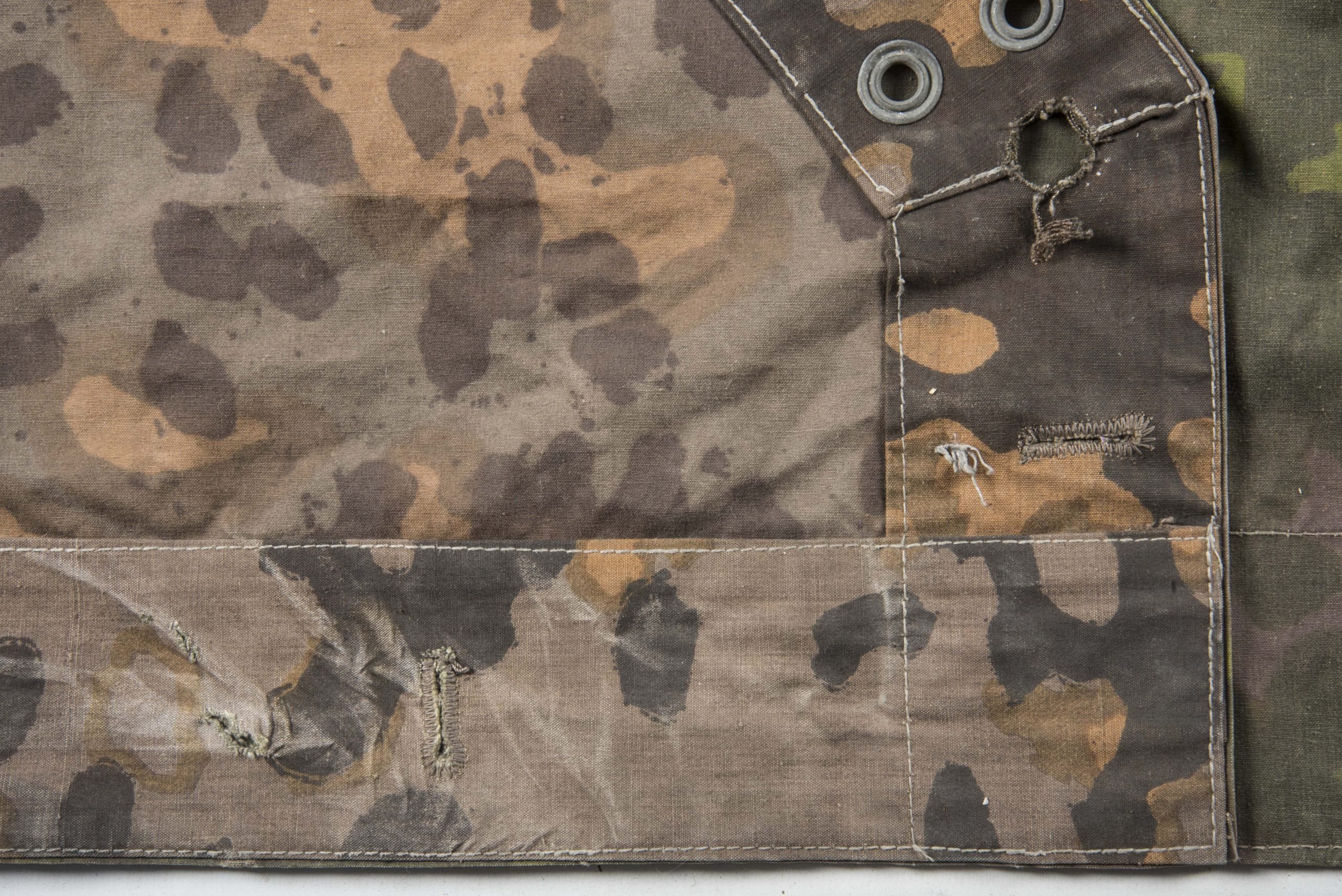 Rare Waffen-SS Zeltbahn in plane tree 5/5 handscreened camouflage — image 5